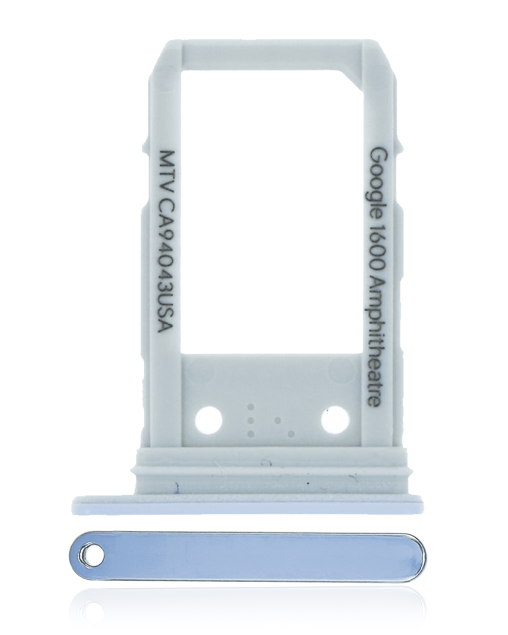 Original OEM SIM Card Tray for Google Pixel 3a (Clearly White)