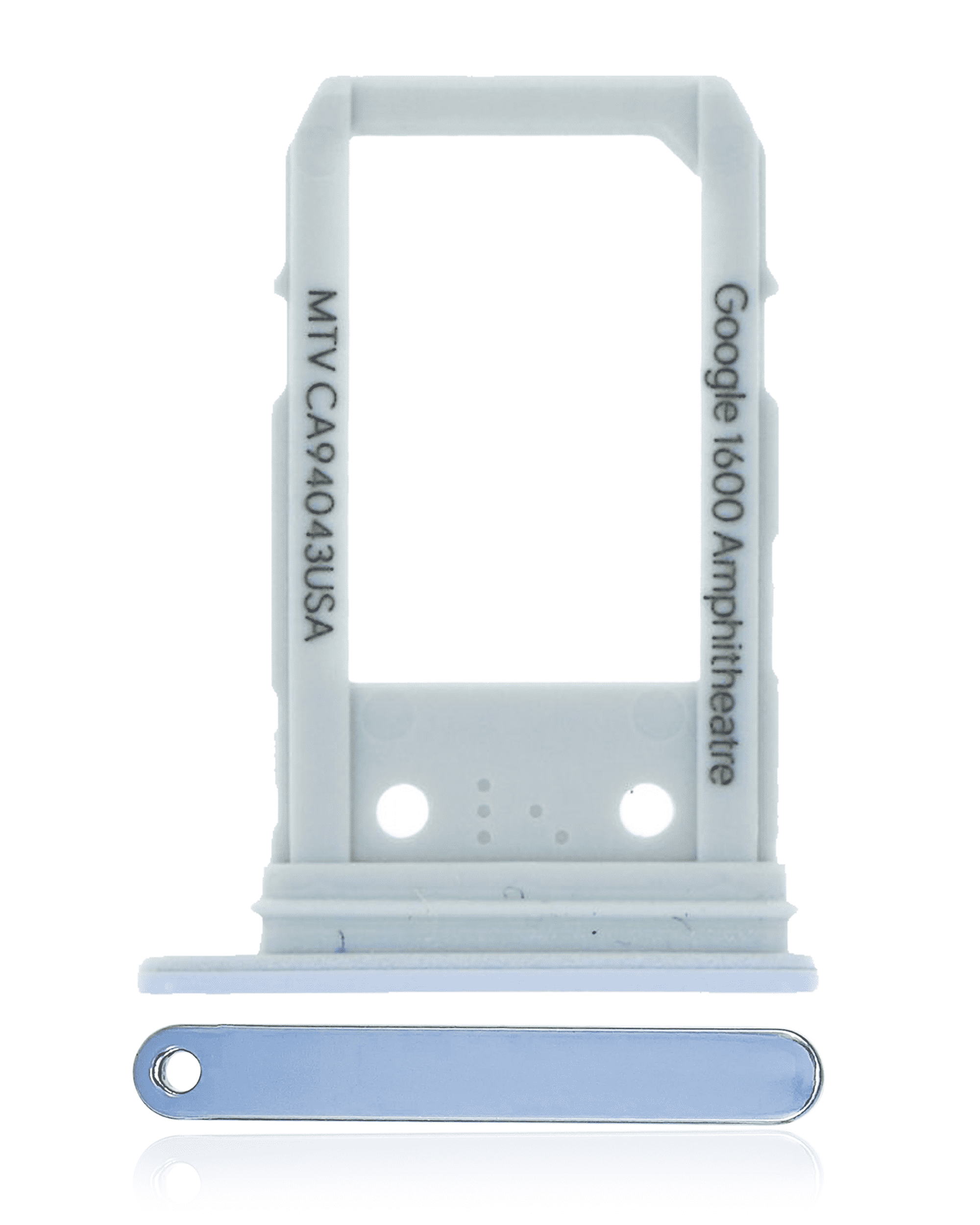 Original OEM SIM Card Tray for Google Pixel 3a (Clearly White)