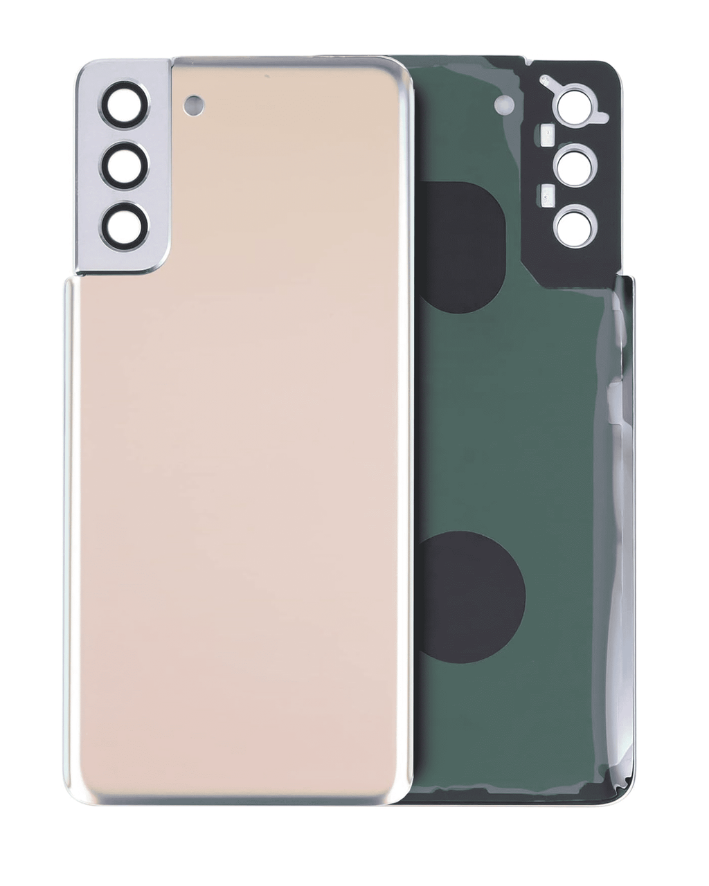 Back Cover Glass with Adhesive for Samsung Galaxy S21 Plus 5G (Service Pack) (Phantom Gold)