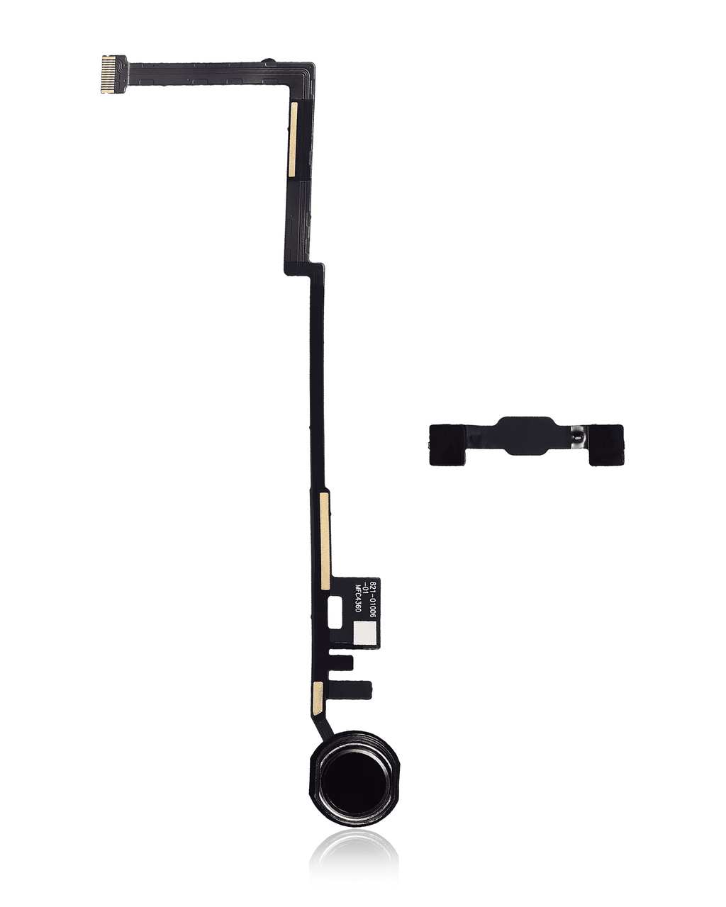 Home Button Flex Cable for iPad 5 (2017) / iPad 6 (2018) (Aftermarket Plus) (Black)
