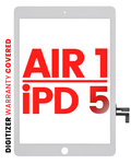 Digitizer für iPad Air 1 / iPad 5 (2017) Weiß, Ohne Home-Button, Aftermarket Pro