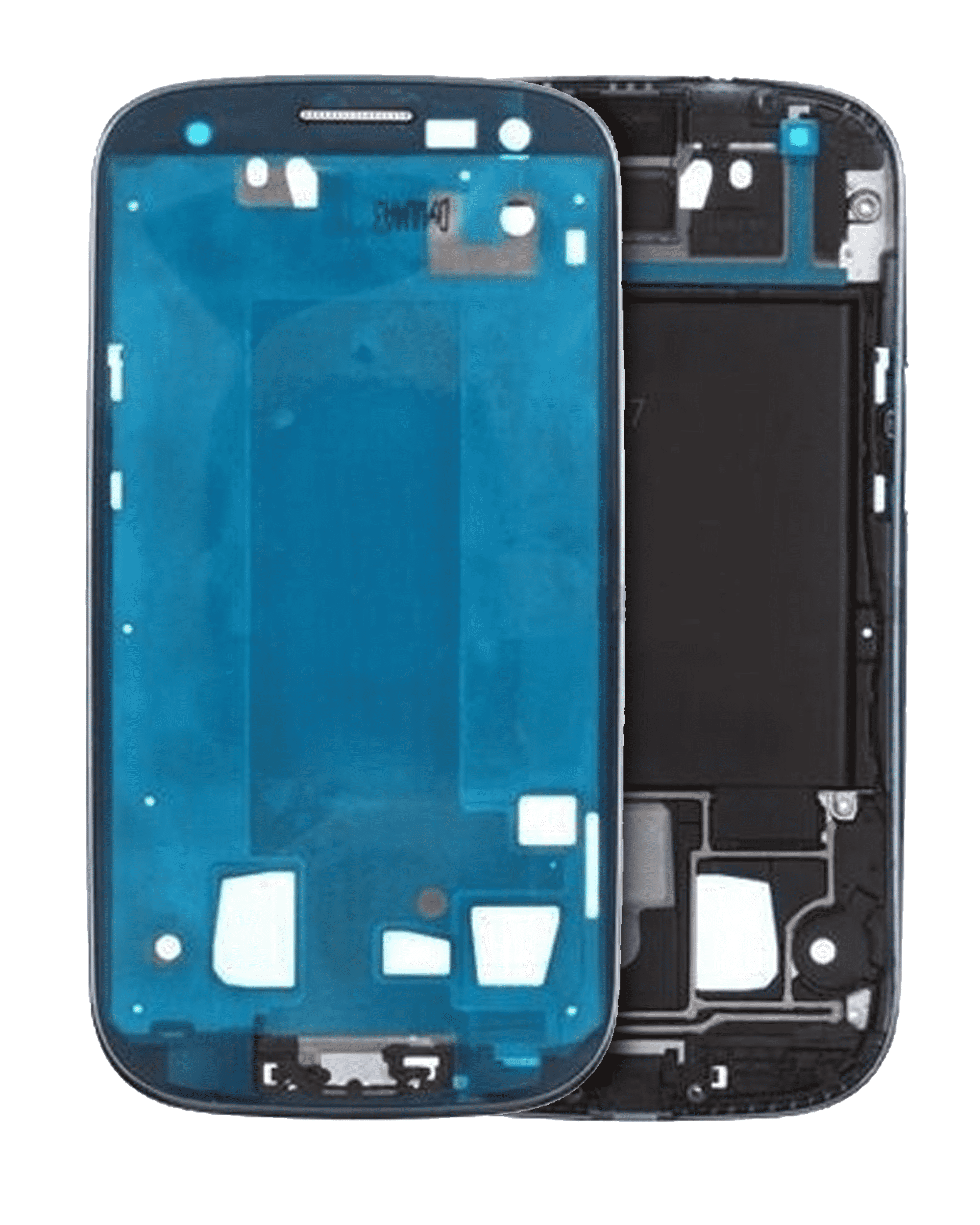 LCD-Rahmen für Samsung Galaxy S3 (AT&T / T-Mobile) (I747 / T999) (Blau)