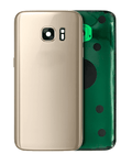 Back Cover with Camera Lens for Samsung Galaxy S7 (No Logo) (Aftermarket Plus) (Gold Platinum)
