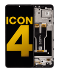 LCD Assembly with Frame for Cricket Icon 4 (Refurbished) (All Colors)