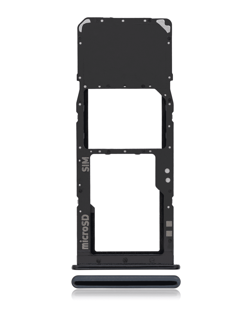 Single SIM Card Tray for Samsung Galaxy A30S (A307 / 2019) Black