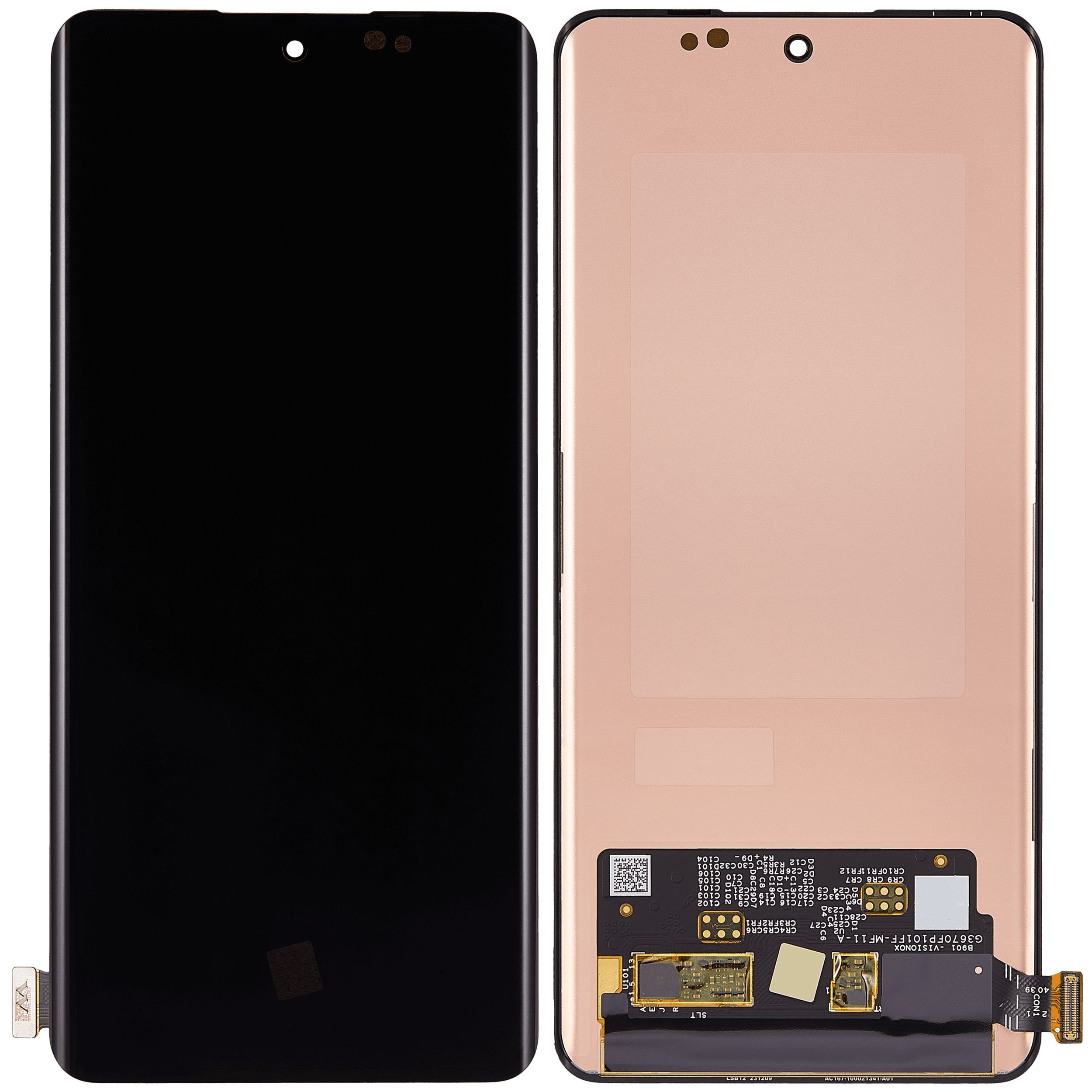 OLED-Display ohne Rahmen für OPPO A2 Pro (Refurbished) (Alle Farben)