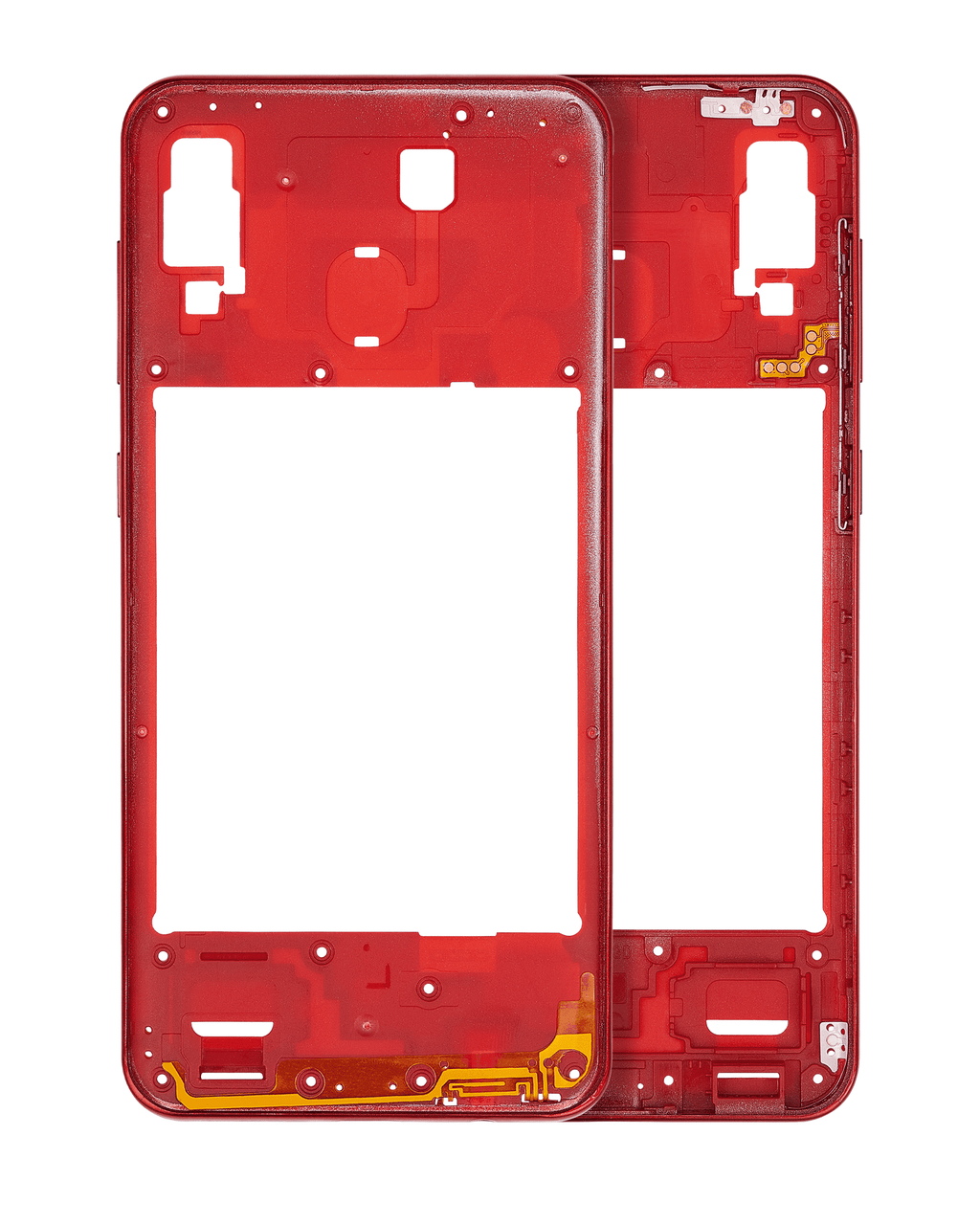 Back Cover/Frame for Samsung Galaxy A30 (A305 / 2019) (Aftermarket Plus) (Red)