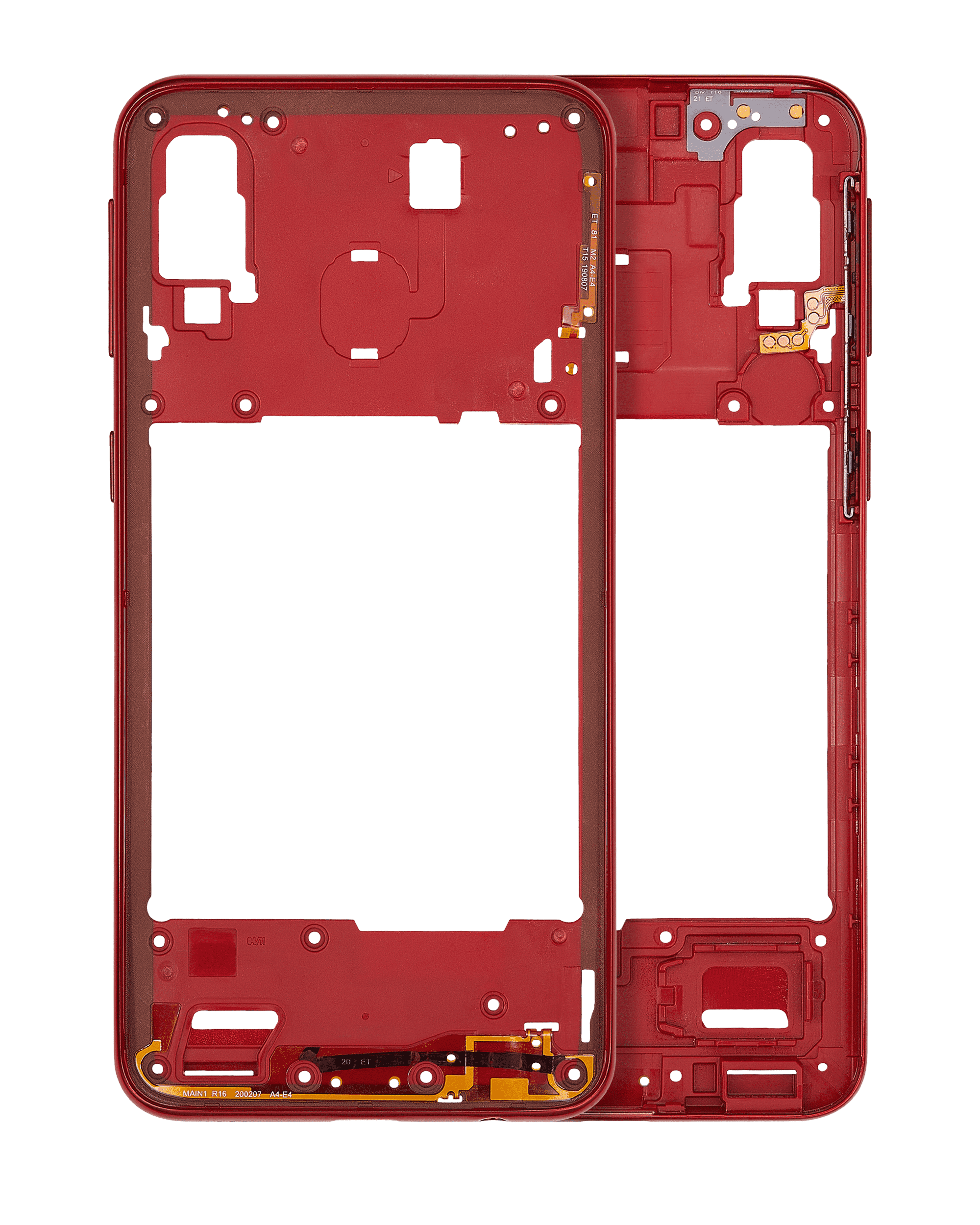 Midframe/Frame for Samsung Galaxy A40 (A405 / 2019) (Aftermarket Plus) (Coral)