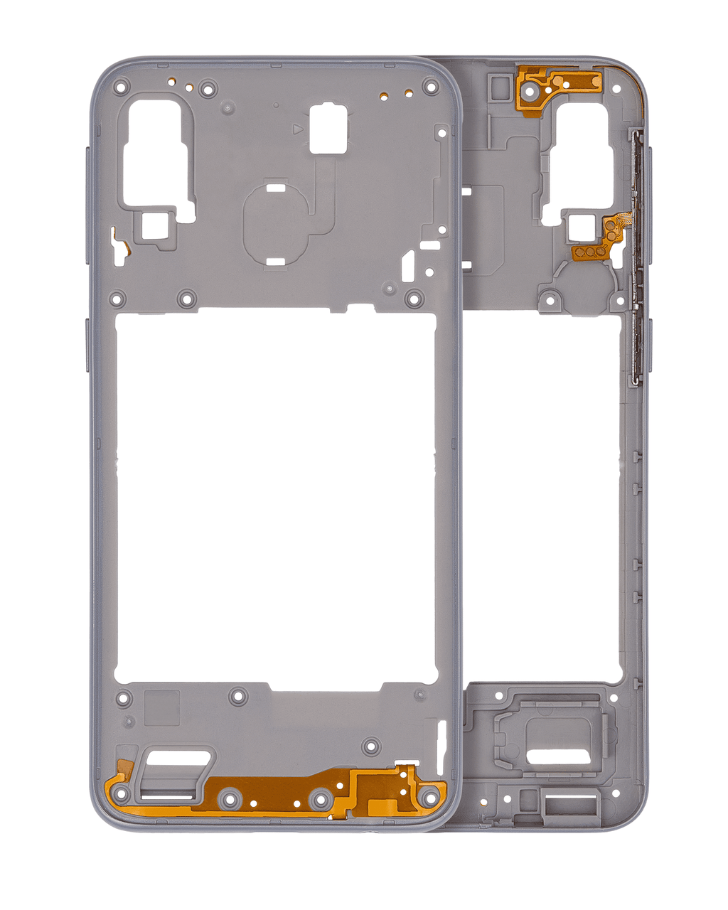 Midframe/Rahmen für Samsung Galaxy A40 Weiß Aftermarket Plus