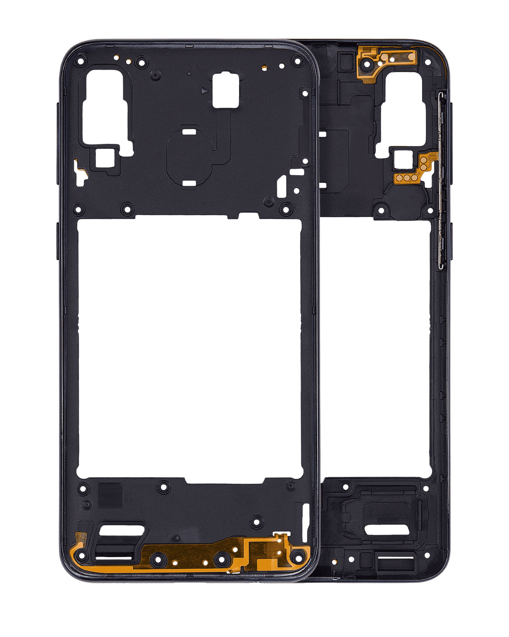 Midframe for Samsung Galaxy A40 (A405 / 2019) (Aftermarket Plus) (Black)