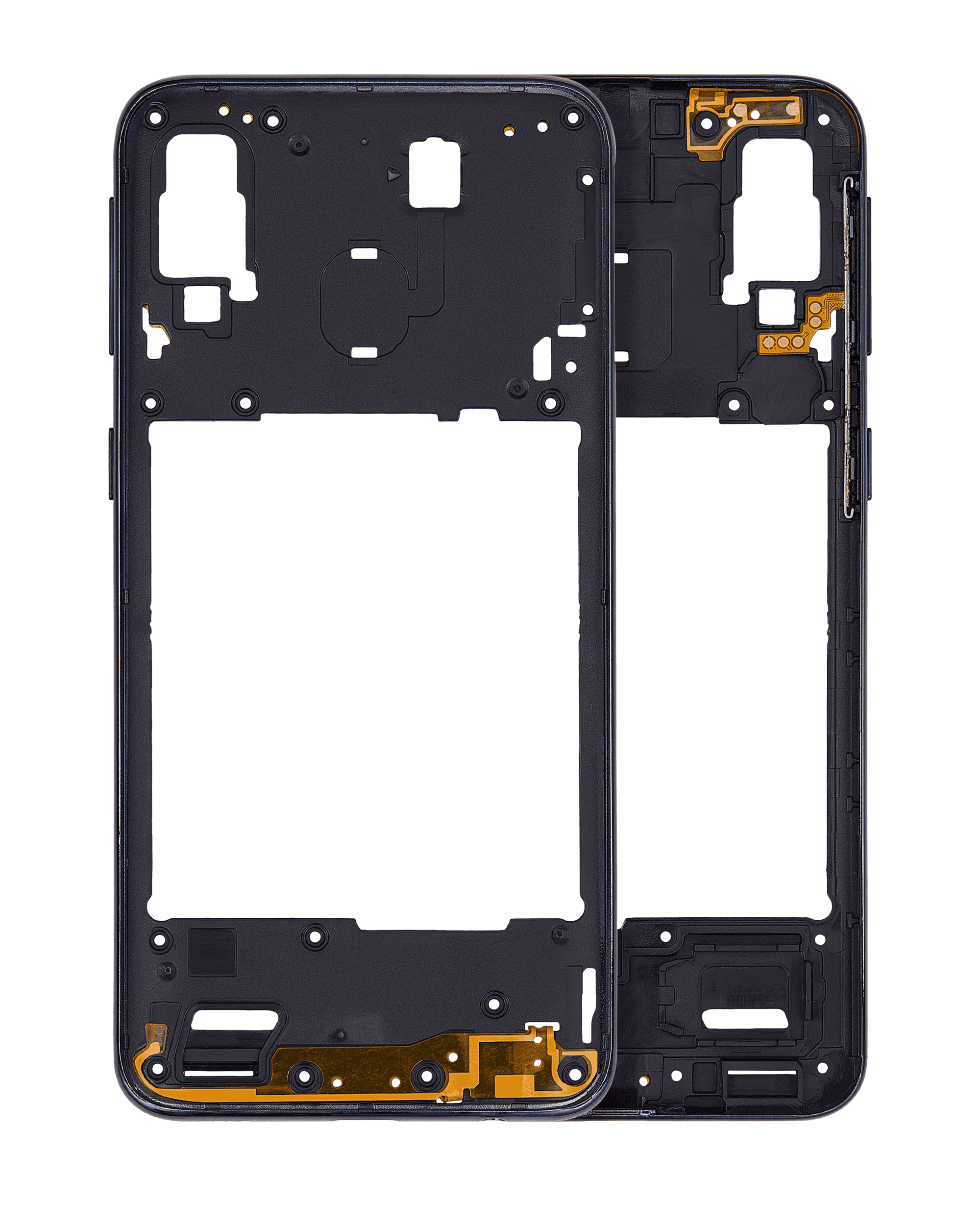 Midframe for Samsung Galaxy A40 (A405 / 2019) (Aftermarket Plus) (Black)