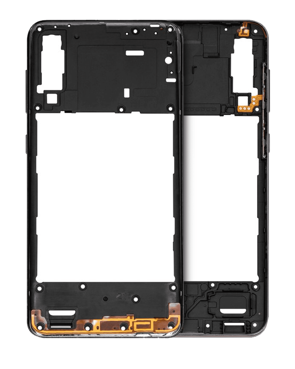 Midframe/Rahmen für Samsung Galaxy A30s (A307 / 2019) (Prism Crush Black)