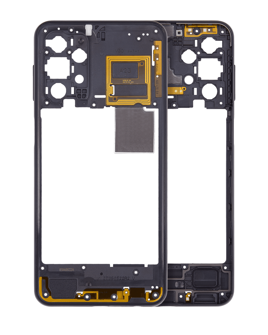 Midframe/Rahmen für Samsung Galaxy A23 (A235 / 2022) (Schwarz)
