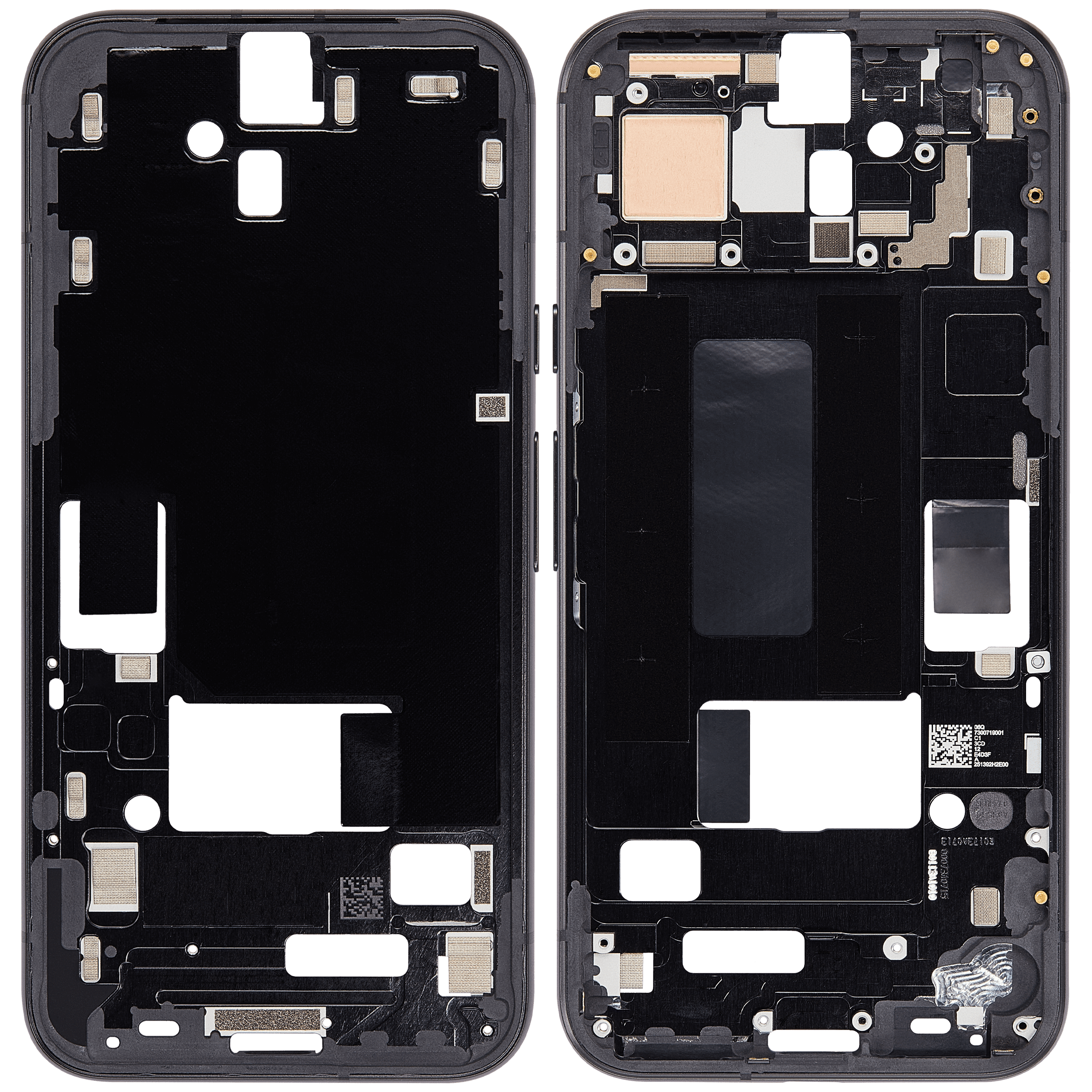 Back Cover/Frame for Google Pixel 8a (Obsidian)