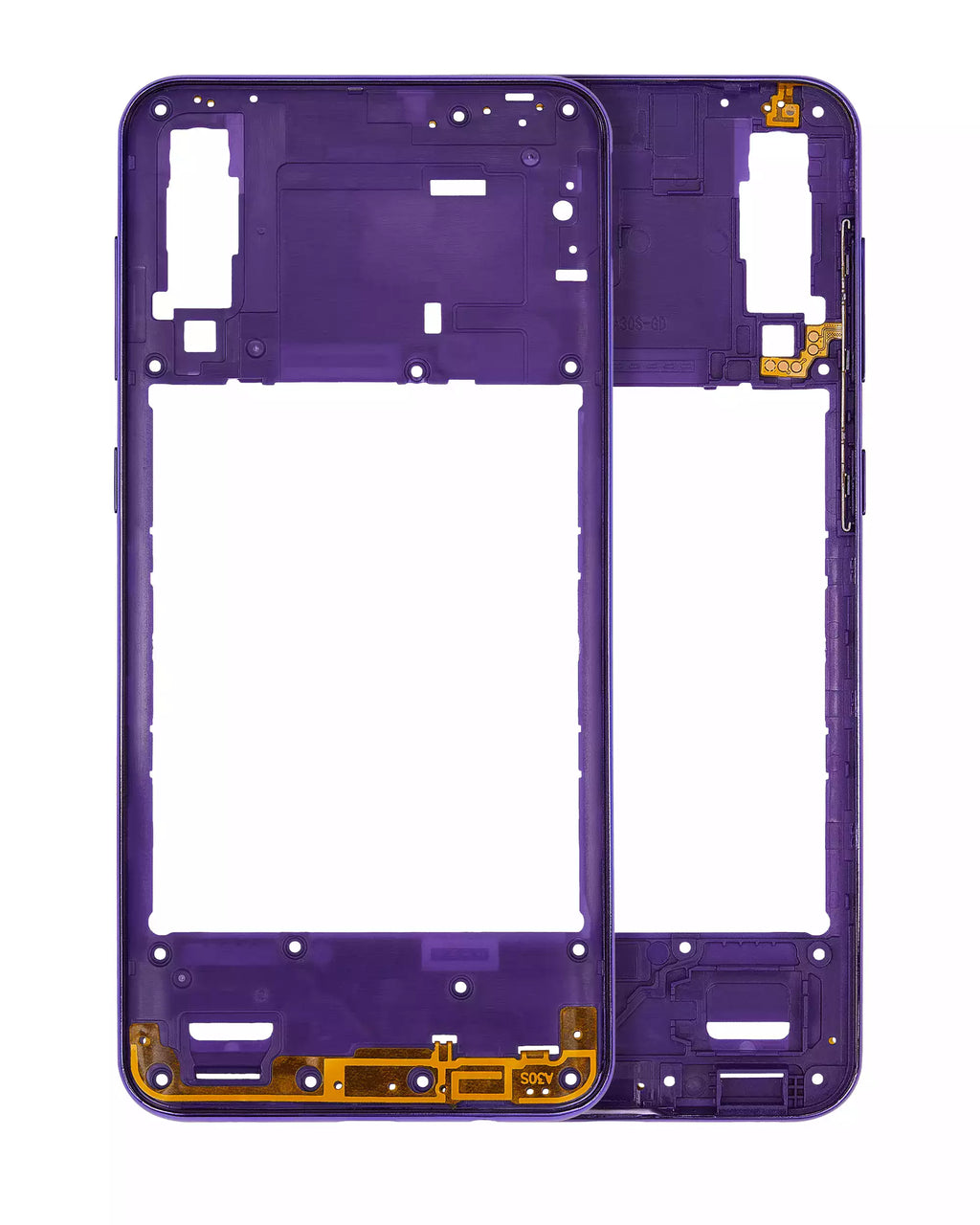 Midframe/Frame for Samsung Galaxy A30s (A307 / 2019) (Aftermarket Plus) (Prism Crush Violet)