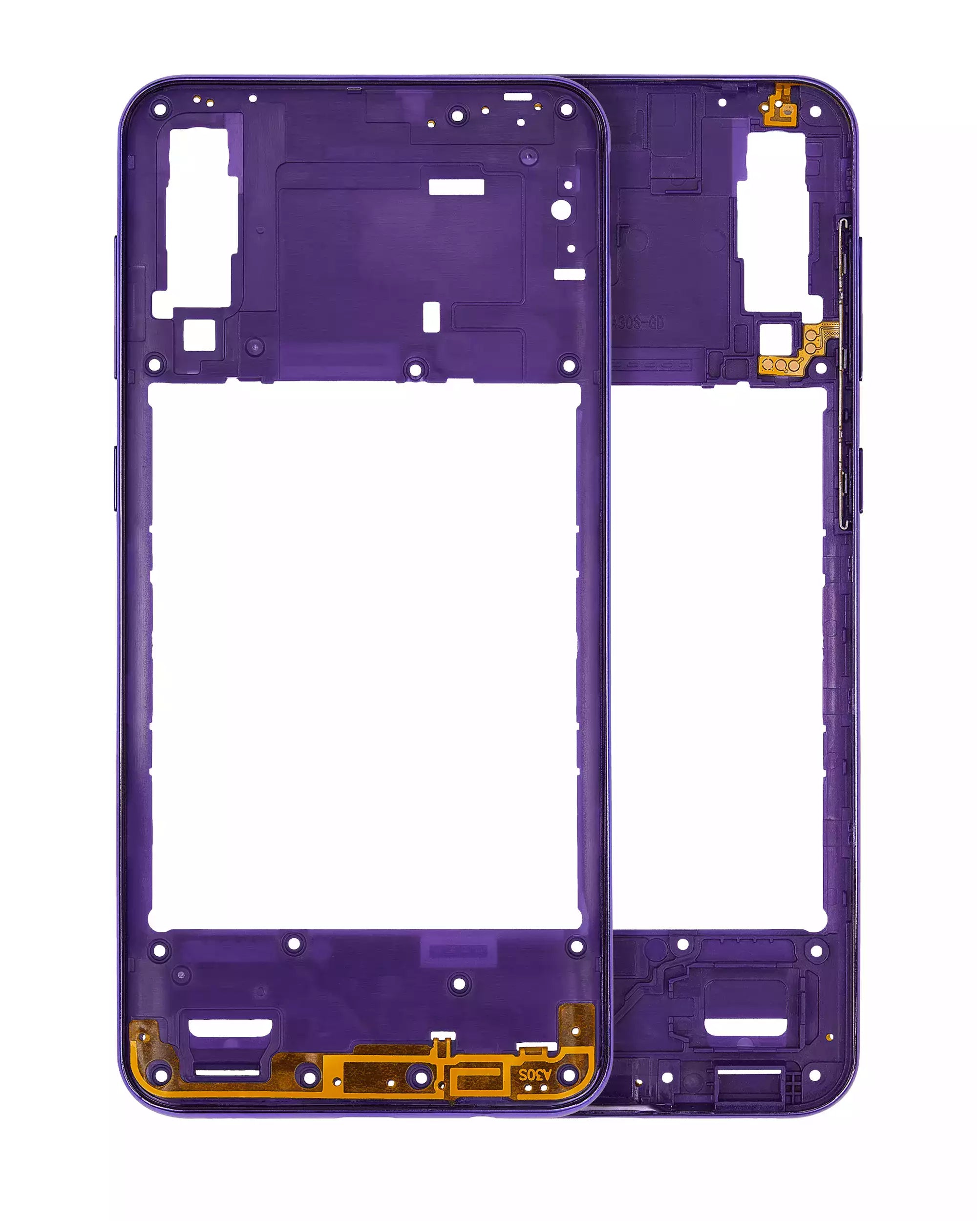 Midframe/Frame for Samsung Galaxy A30s (A307 / 2019) (Aftermarket Plus) (Prism Crush Violet)