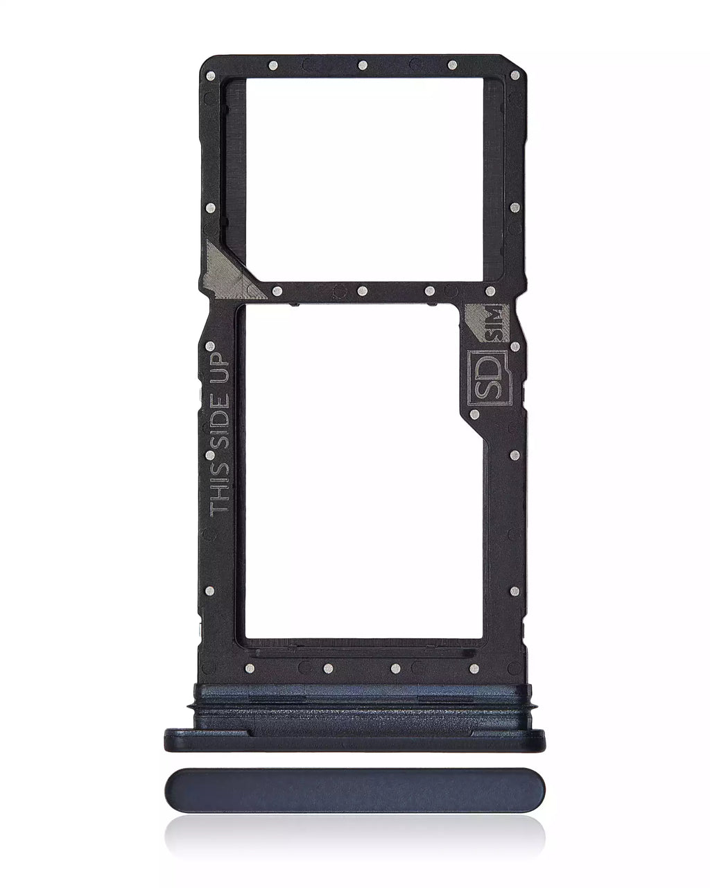 Single SIM Card Tray for Motorola Moto G Stylus 5G (XT2315 / 2023) - Cosmic Black (Premium)