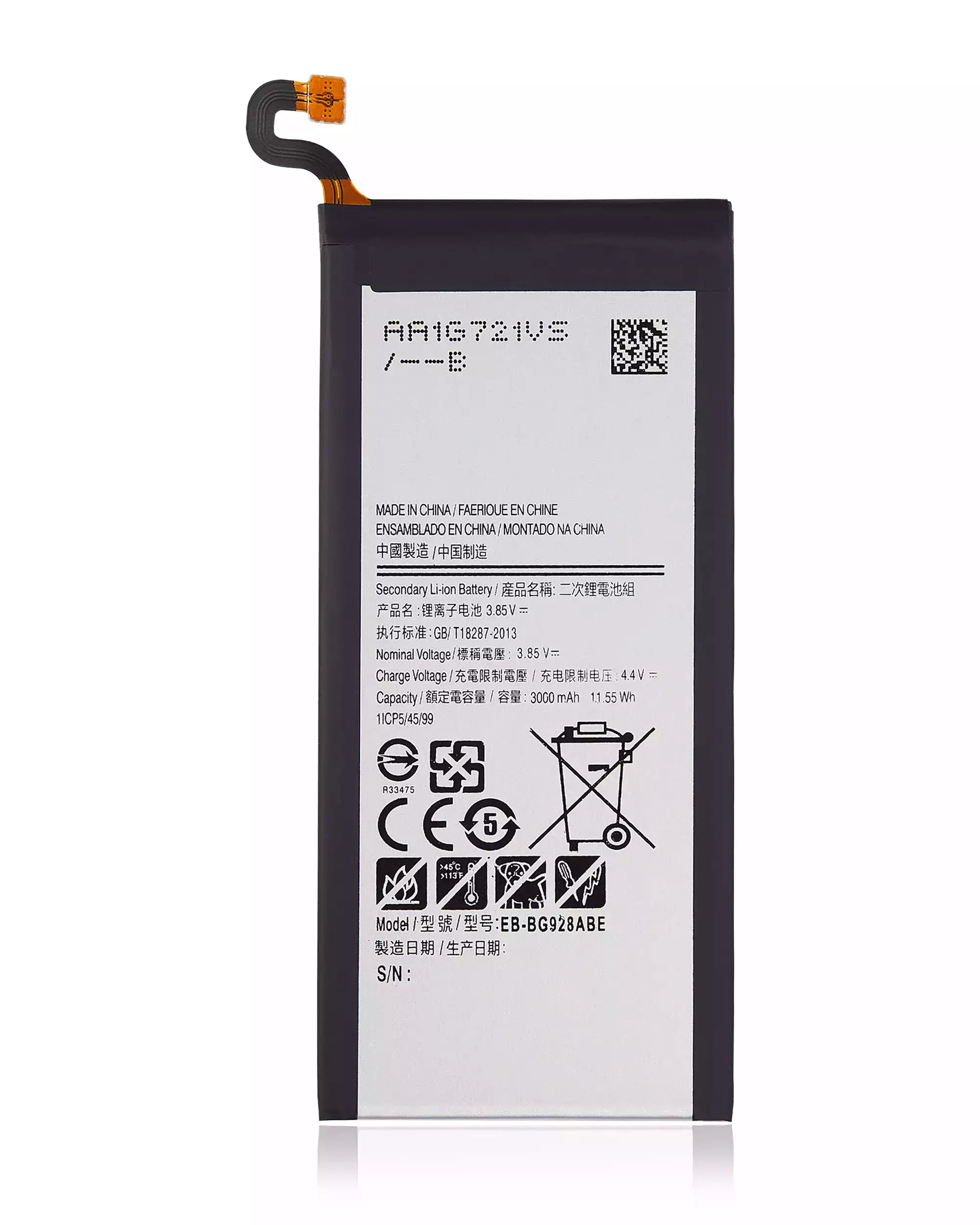 Replacement Battery for Samsung Galaxy S6 Edge Plus (EB-BG928ABA)