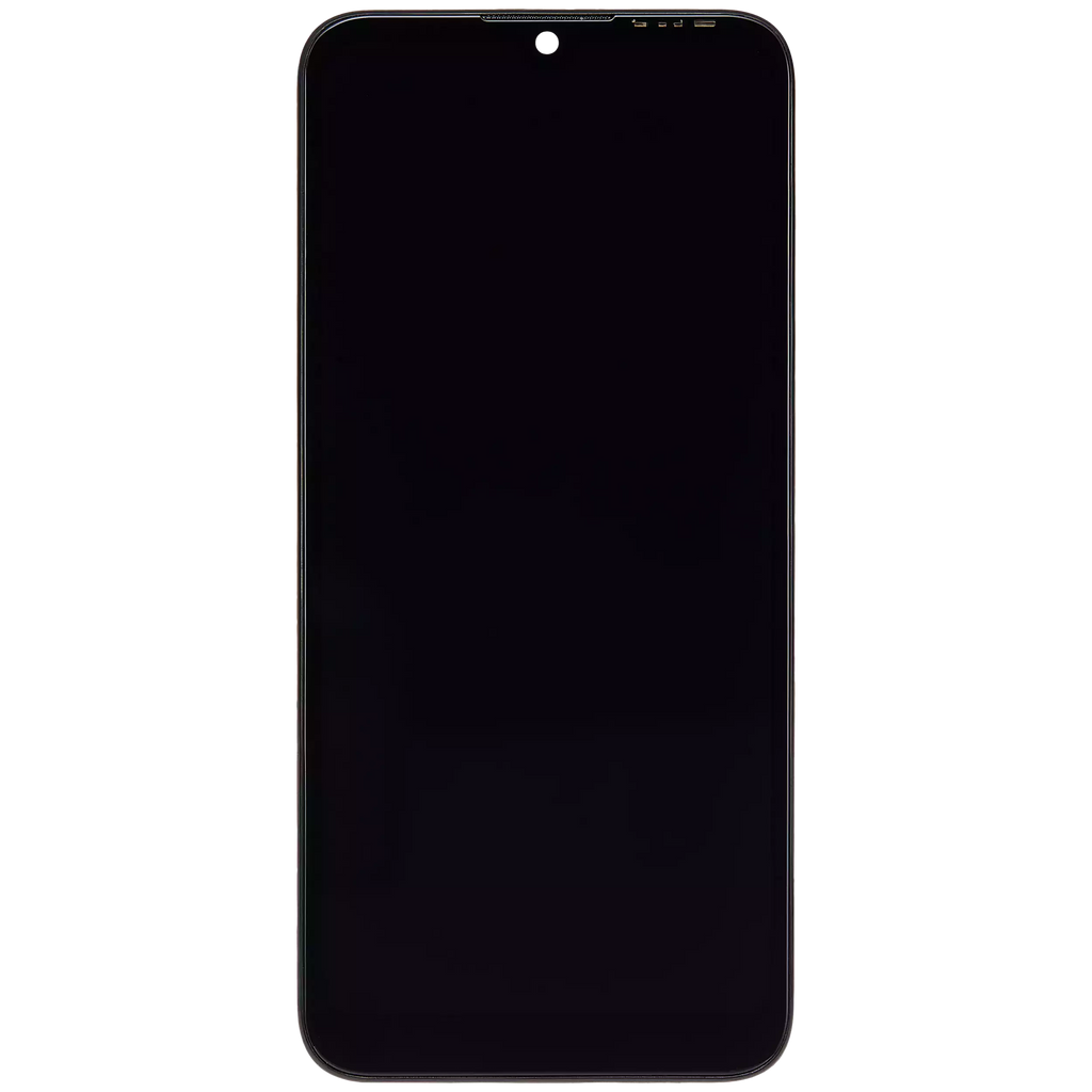 LCD-Display mit Rahmen für Huawei Y6 (2019) (Refurbished) (Midnight Schwarz)
