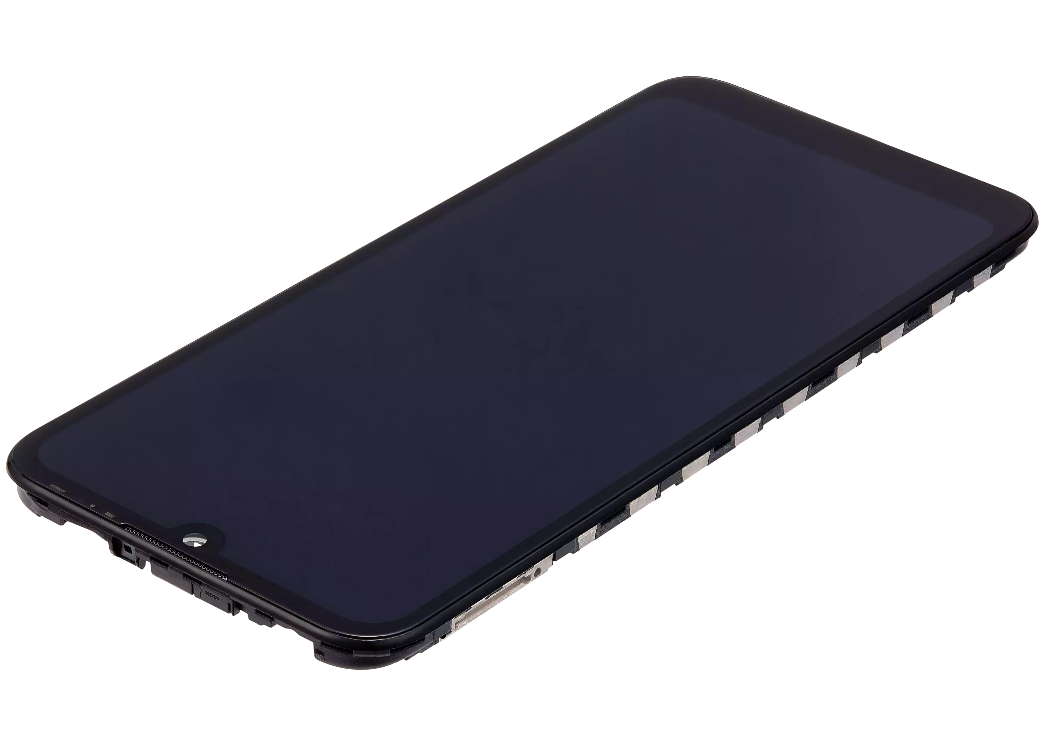 LCD-Display mit Rahmen für Huawei Y6 (2019) (Refurbished) (Midnight Schwarz)