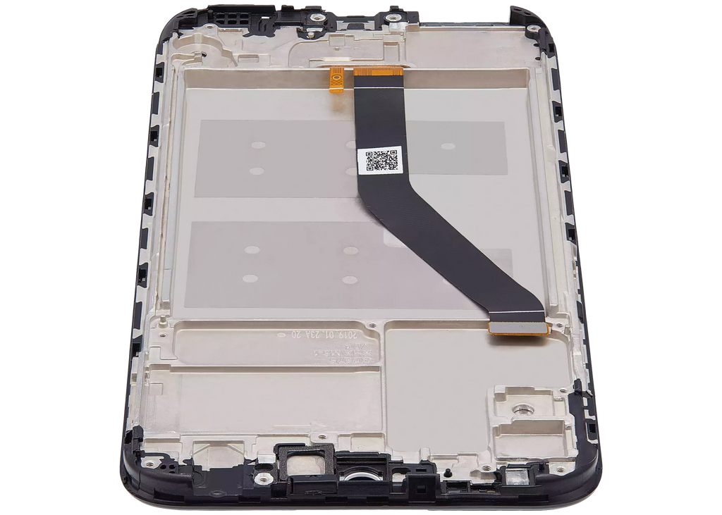 LCD-Display mit Rahmen für Huawei Y6 (2019) (Refurbished) (Midnight Schwarz)