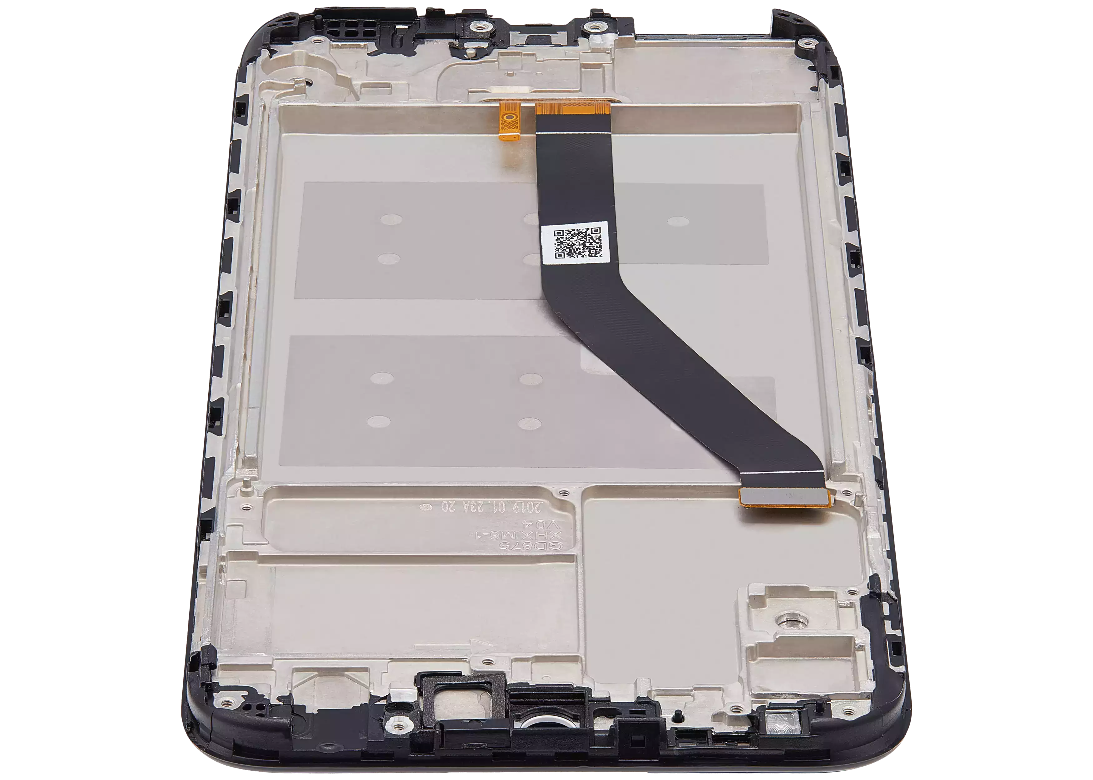 LCD-Display mit Rahmen für Huawei Y6 (2019) (Refurbished) (Midnight Schwarz)