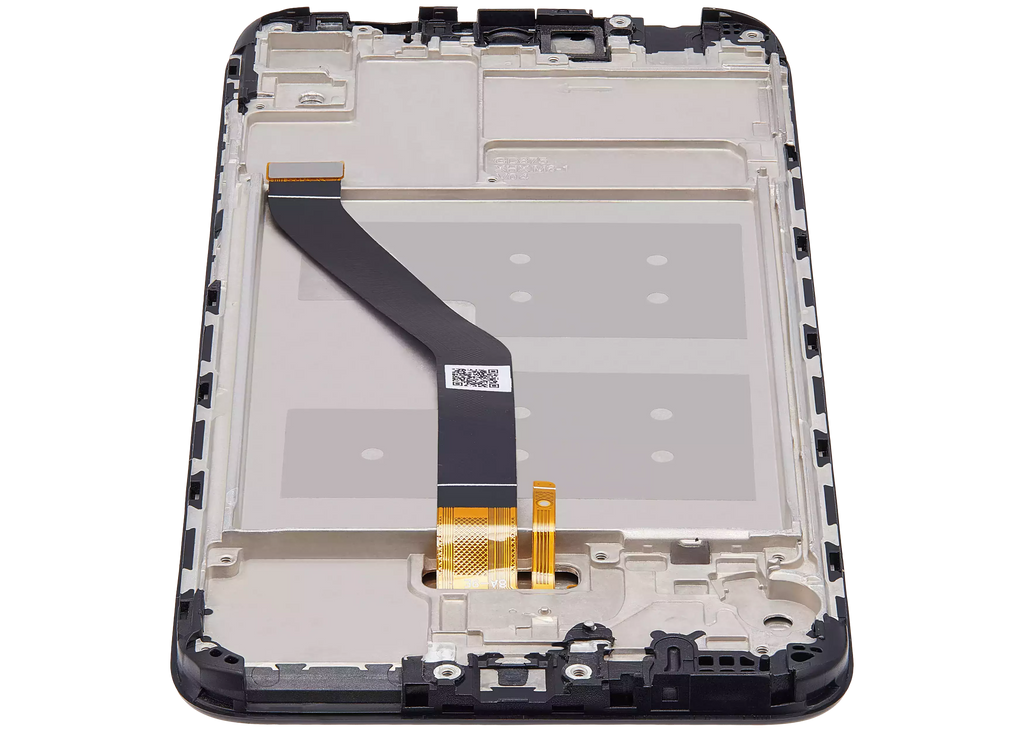 LCD-Display mit Rahmen für Huawei Y6 (2019) (Refurbished) (Midnight Schwarz)
