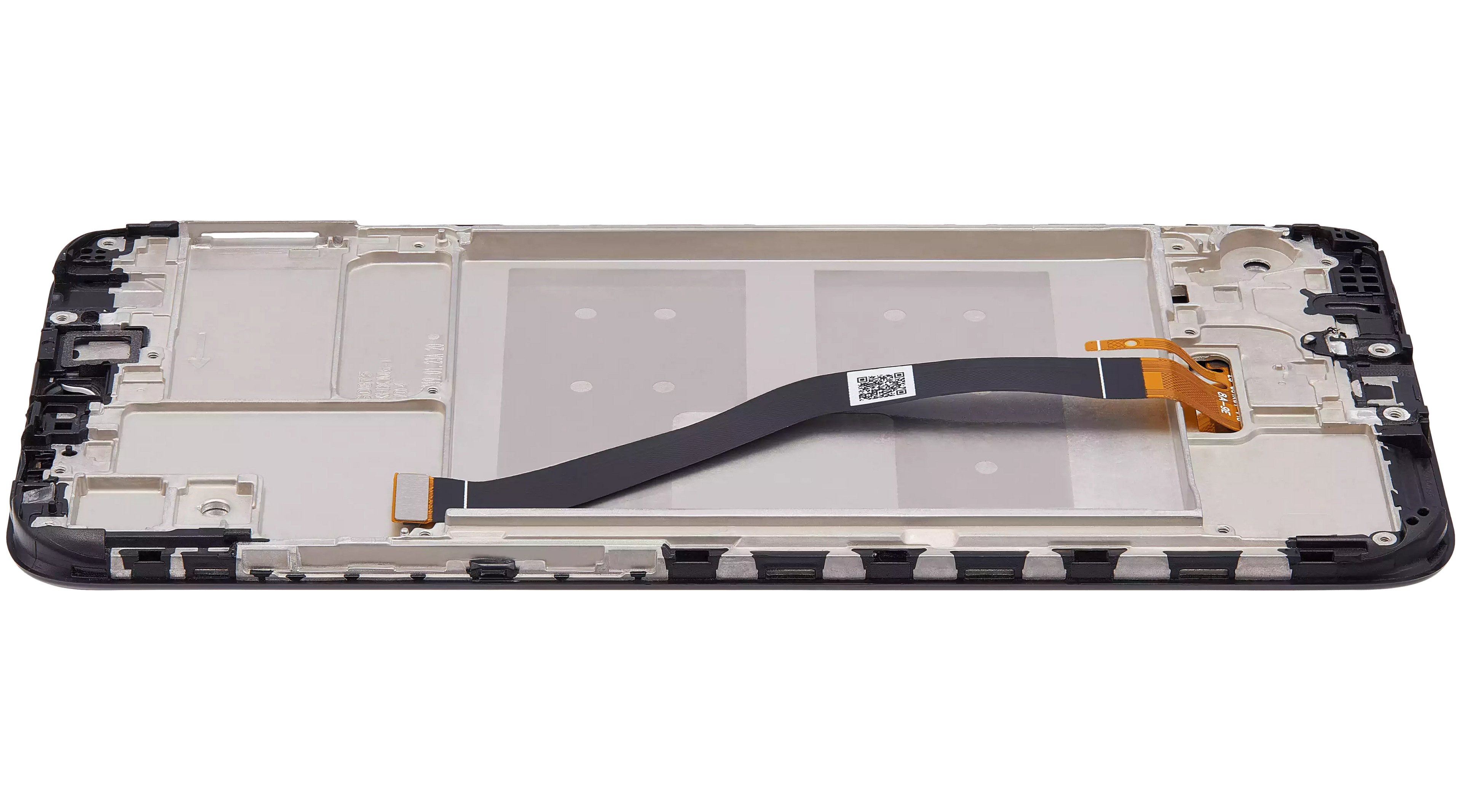 LCD-Display mit Rahmen für Huawei Y6 (2019) (Refurbished) (Midnight Schwarz)