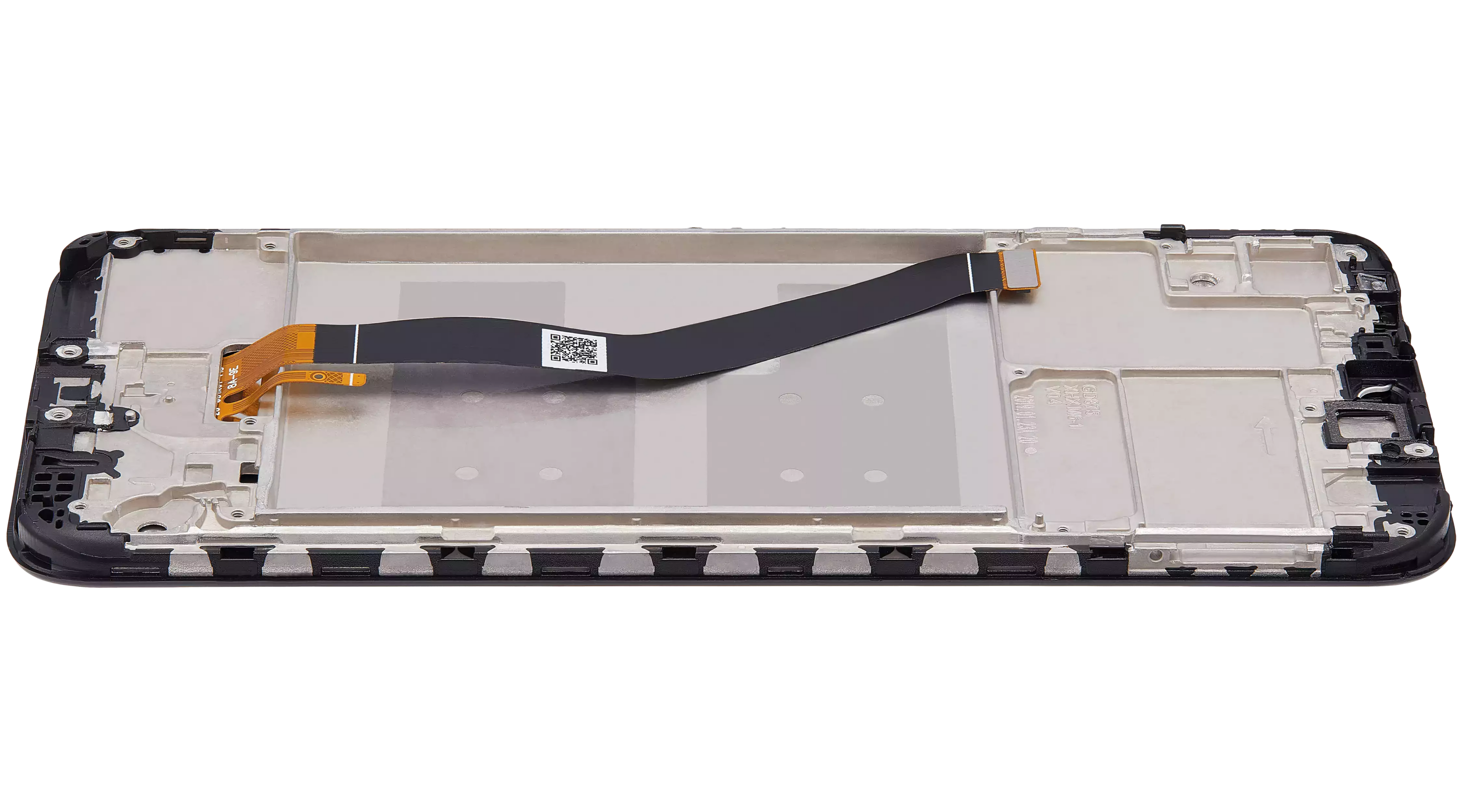 LCD-Display mit Rahmen für Huawei Y6 (2019) (Refurbished) (Midnight Schwarz)