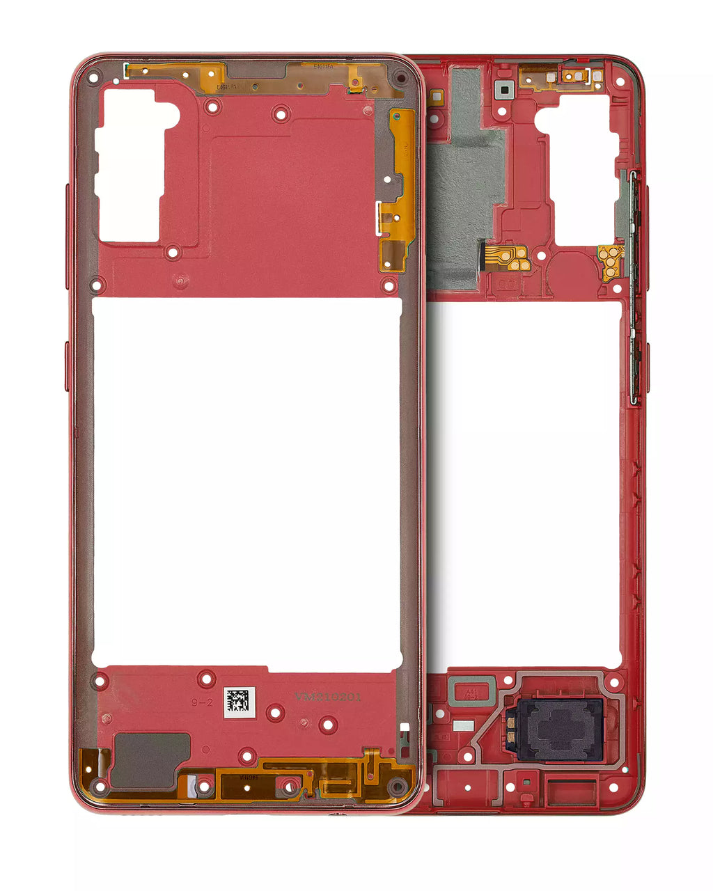 Midframe/Frame for Samsung Galaxy A41 (A415 / 2020) (Aftermarket Plus) (Prism Crush Red)