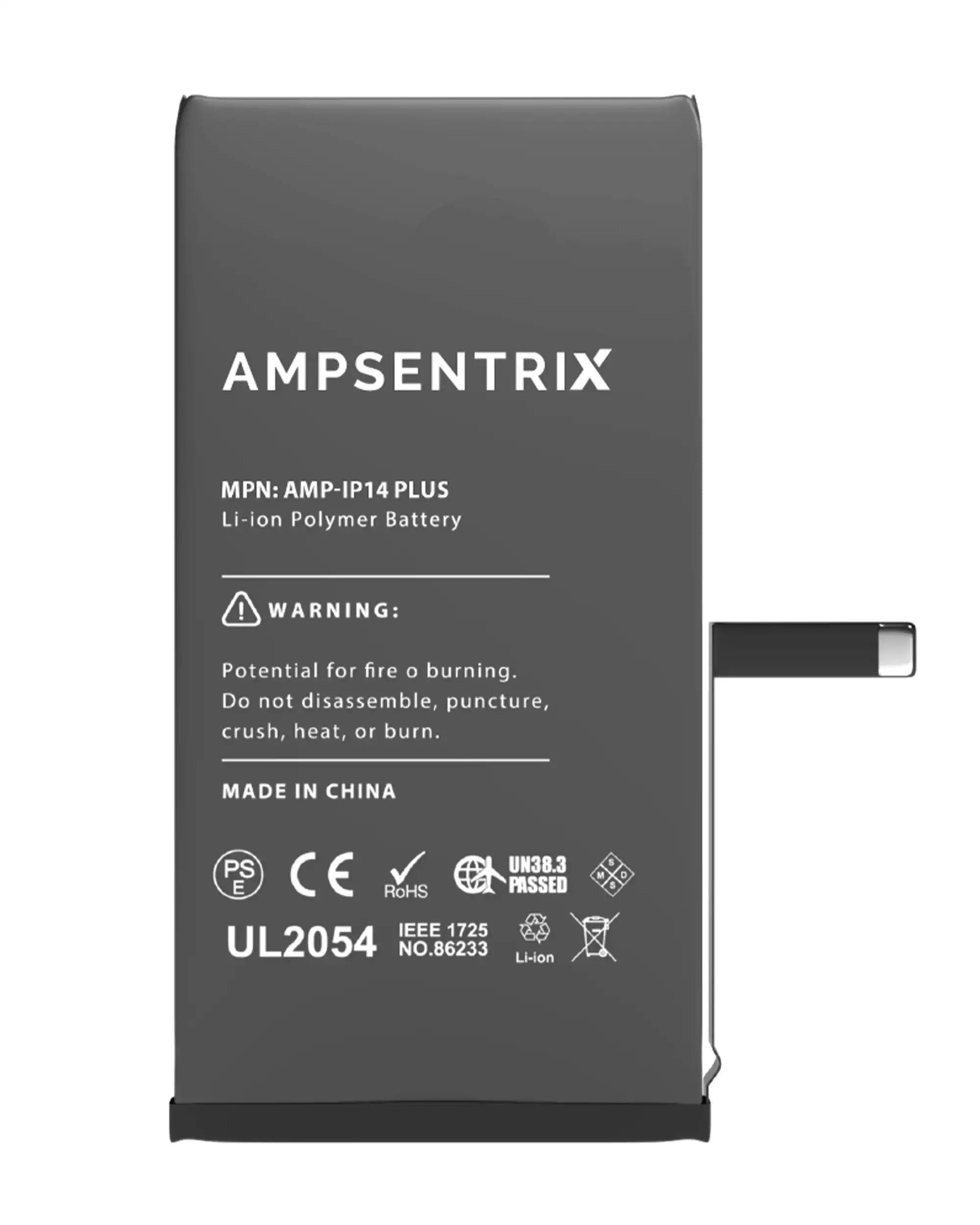 Replacement Battery for iPhone 14 Plus (AmpSentrix Basic Extended)