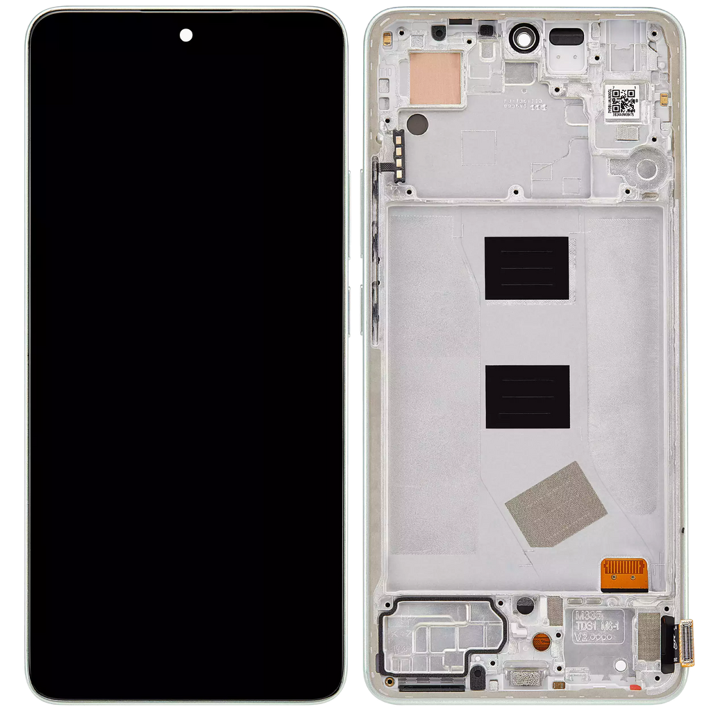 LCD-Display mit Rahmen für Xiaomi Redmi Note 13 4G Mint Green (Incell)