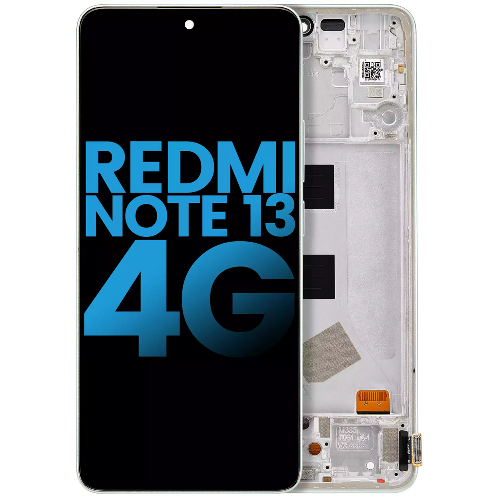 LCD-Display mit Rahmen für Xiaomi Redmi Note 13 4G Mint Green (Incell)