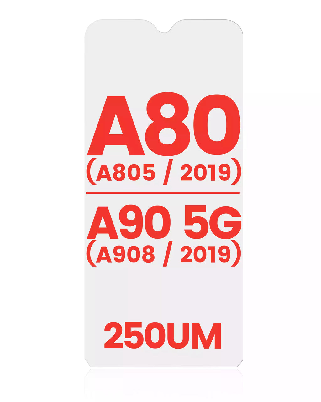 OCA for Samsung Galaxy A80 (A805 / 2019) and A90 5G (A908 / 2019) – 250 µm, 10-Pack