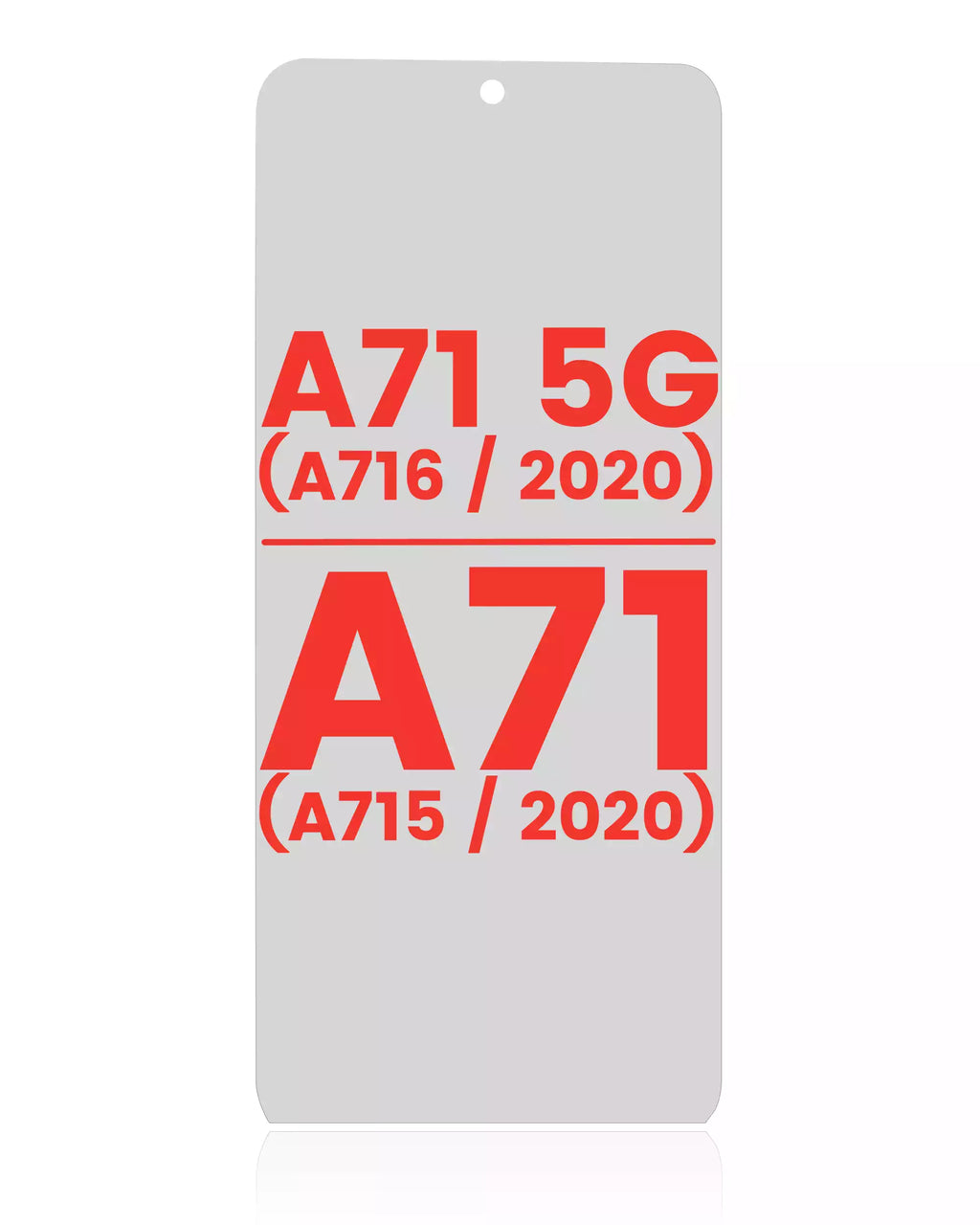 Polarizer Film for Samsung Galaxy A71 5G (A716 / 2020) / A71 (A715 / 2020) – 10-Pack