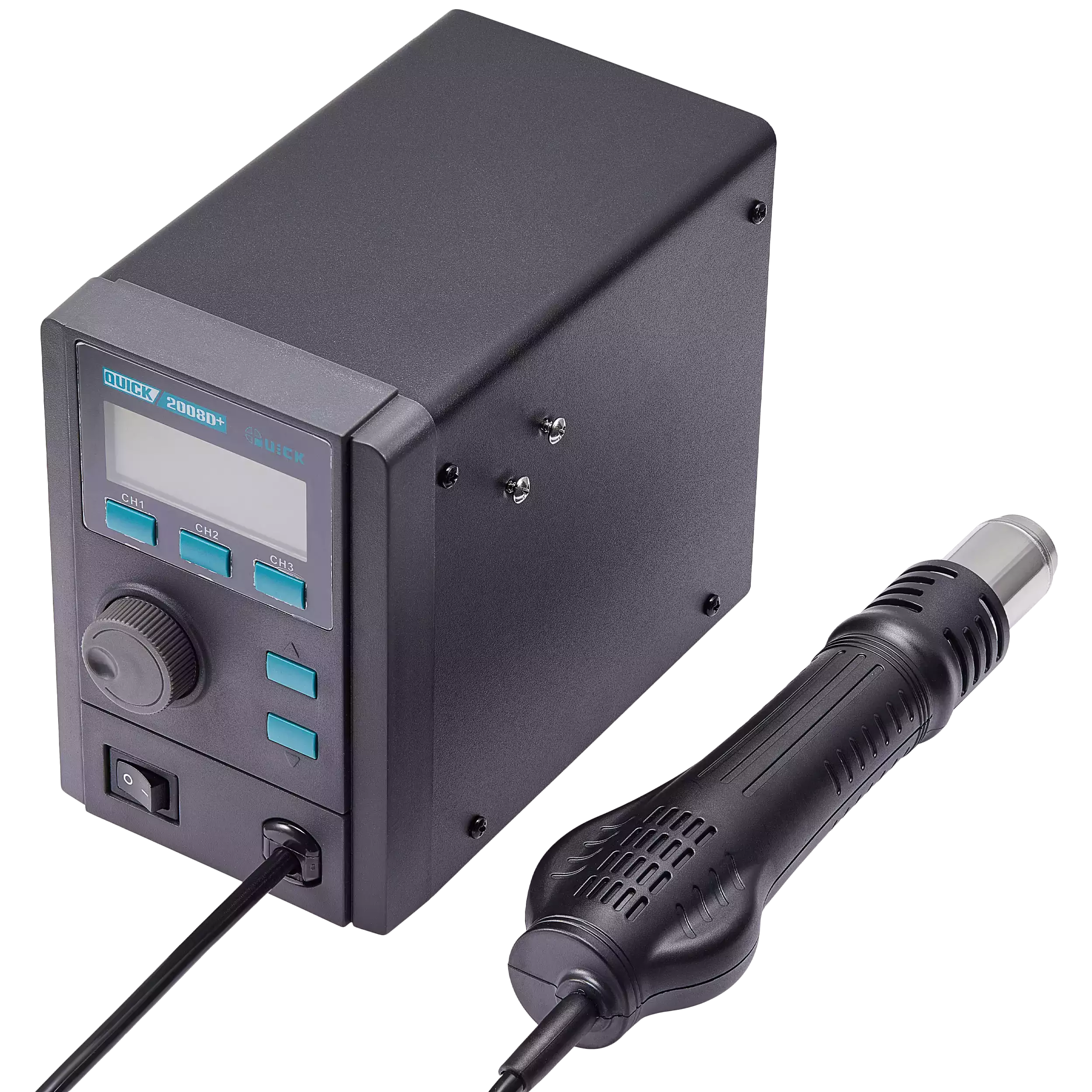2008D+ Desoldering and Hot Air Station with Digital Display (Quick, 110V / North America)