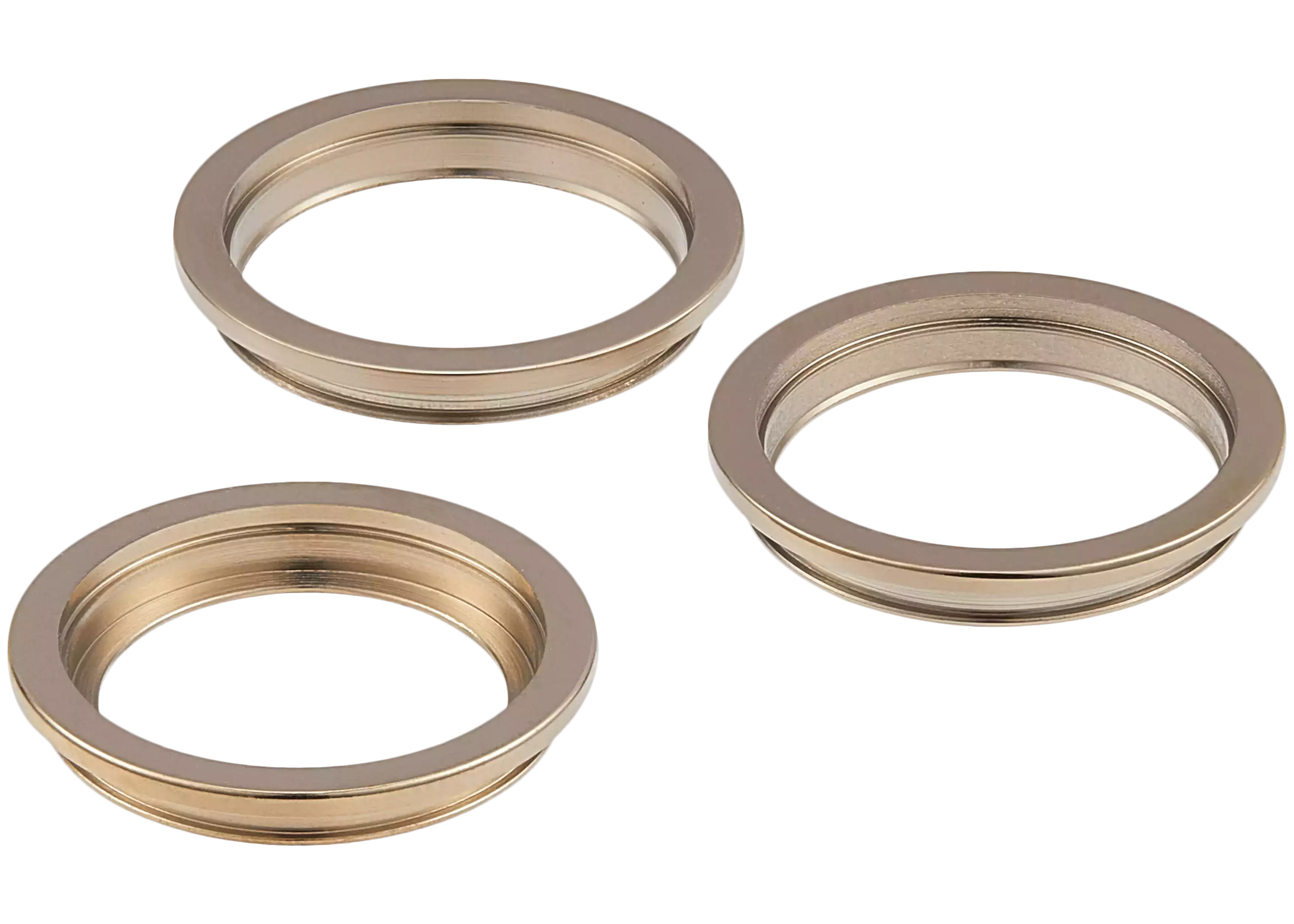 Camera Ring Back Cover for iPhone 12 Pro (Gold) - Set of 3