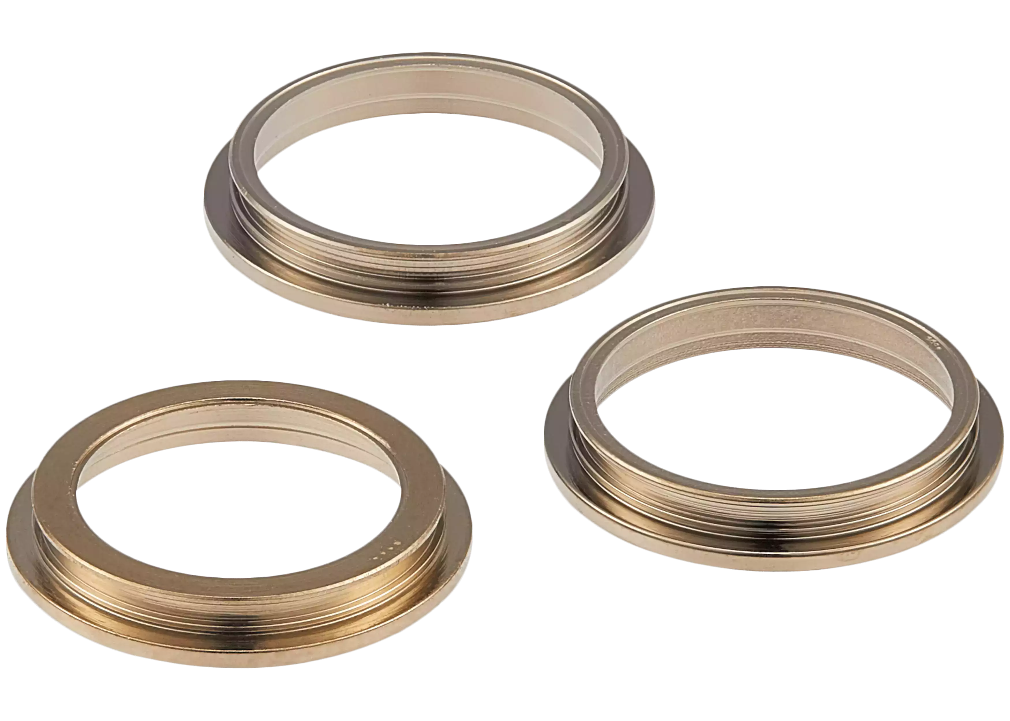 Camera Ring Back Cover for iPhone 12 Pro (Gold) - Set of 3