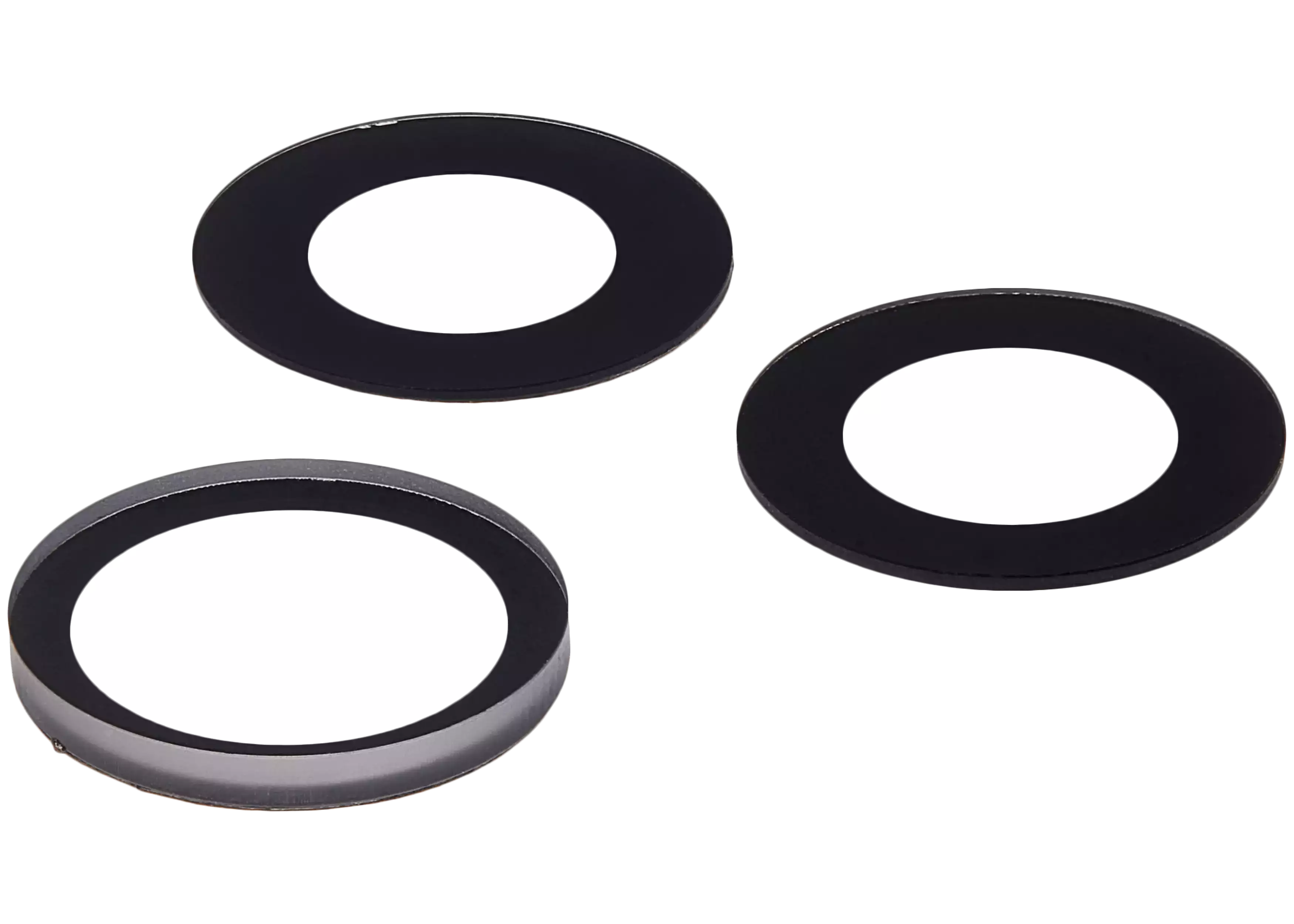 10x 3er-Set Kameraglas hinten (nur Glas) für iPhone 15 Pro Max mit Klebstoff (Pr