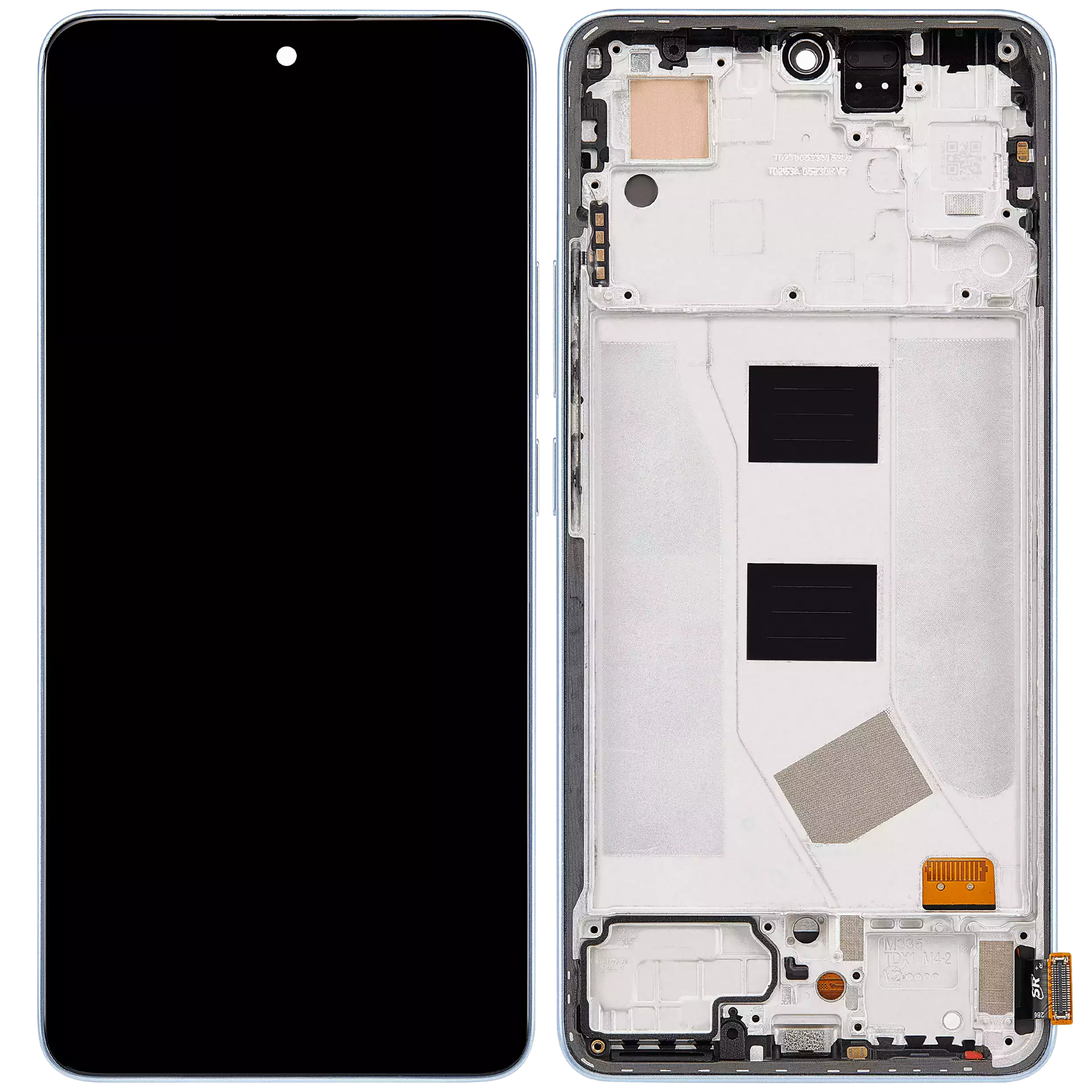 LCD Display with Frame for Xiaomi Redmi Note 13 4G (Aftermarket: Incell) (Ice Blue)