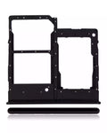Dual SIM Card Tray for Samsung Galaxy A20E (A202 / 2019) - Black