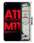 LCD-Display mit Rahmen für Samsung Galaxy A11 & M11 US-Version Aftermarket Plus