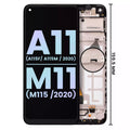 LCD-Display mit Rahmen Samsung Galaxy A11/M11 Service Pack
