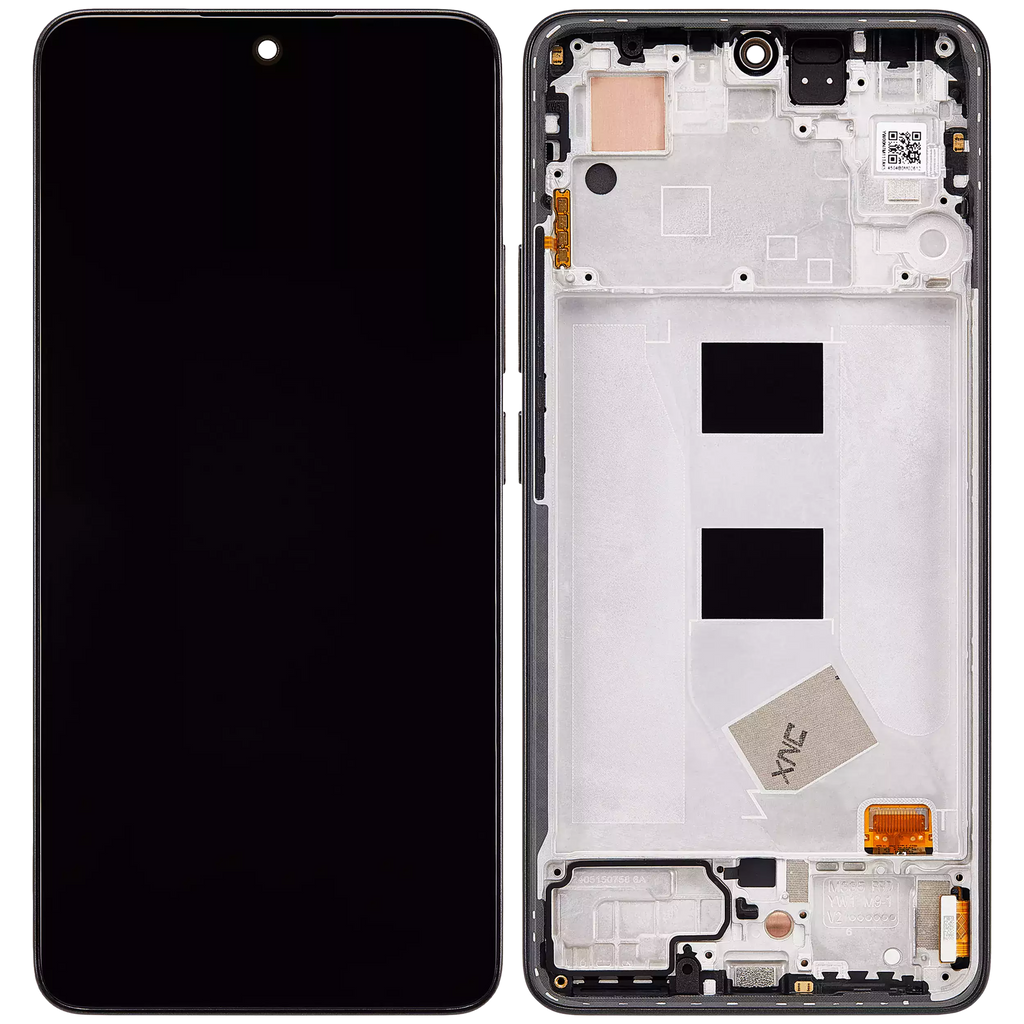 OLED-Display m. Rahmen f. Xiaomi Redmi Note 13 4G (Refurbished) Schwarz