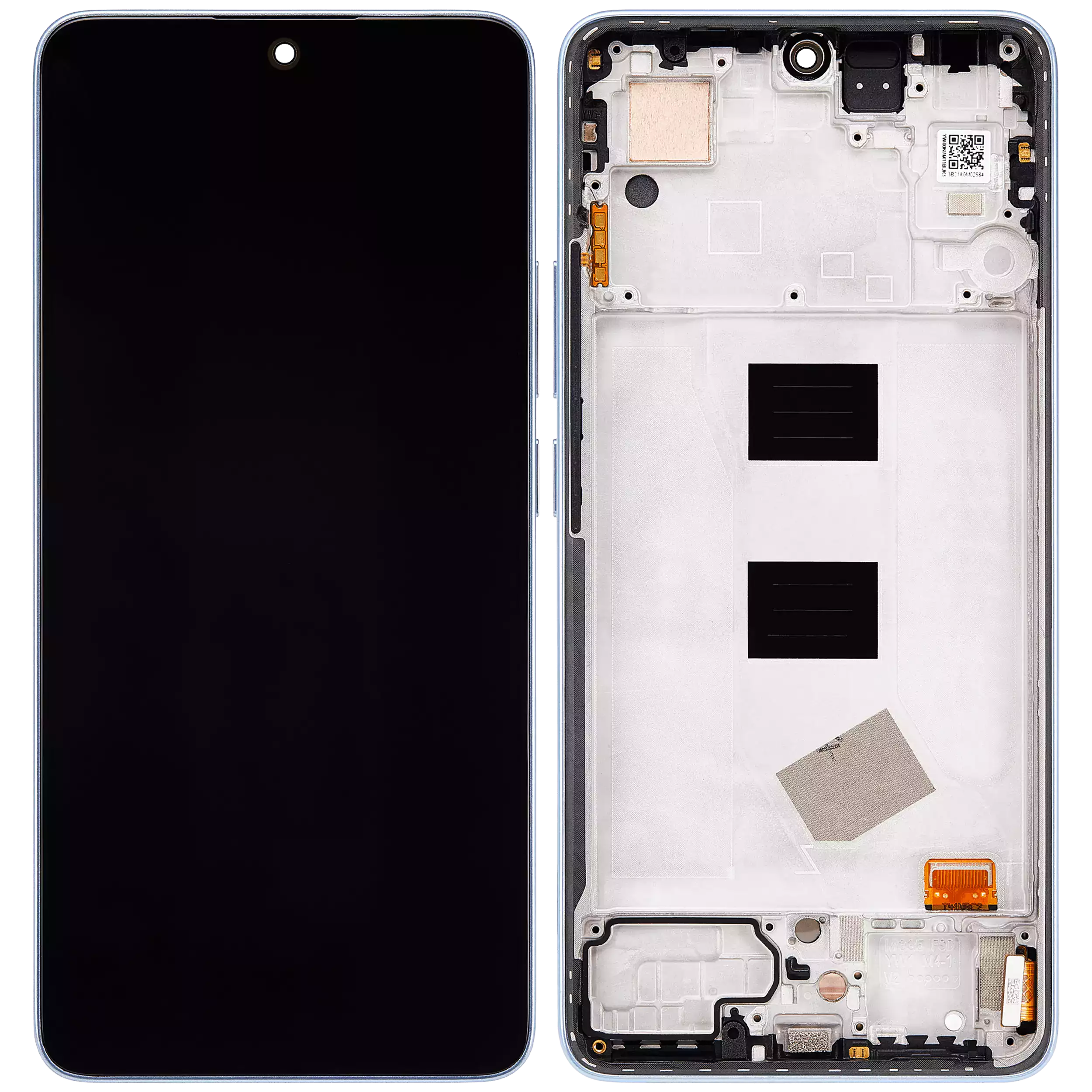 OLED-Display mit Rahmen für Xiaomi Redmi Note 13 4G (Refurbished) (Ice Blue)