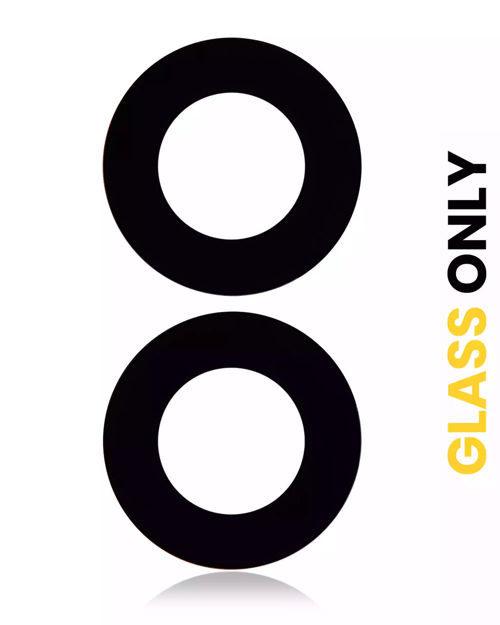 Camera Glass Lens (just glass) with Adhesive for Samsung Galaxy A04E (A042 / 2022) (10-Pack)