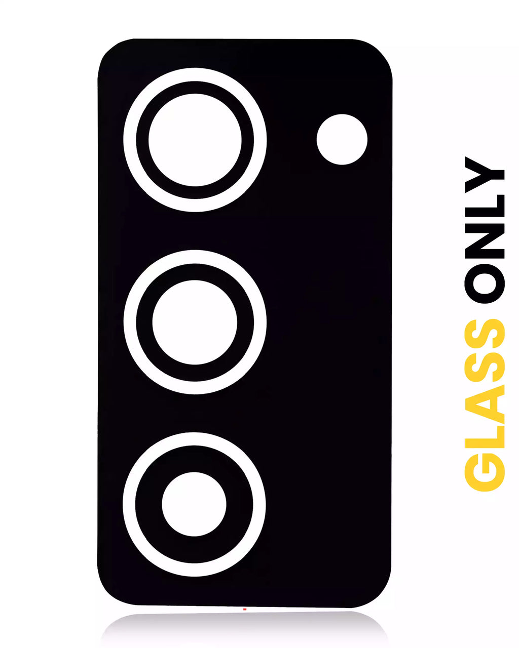 Rear Camera Lens (Glass Only) with Adhesive for Samsung Galaxy Z Fold 2 5G (Mystic Black) (10-Pack)