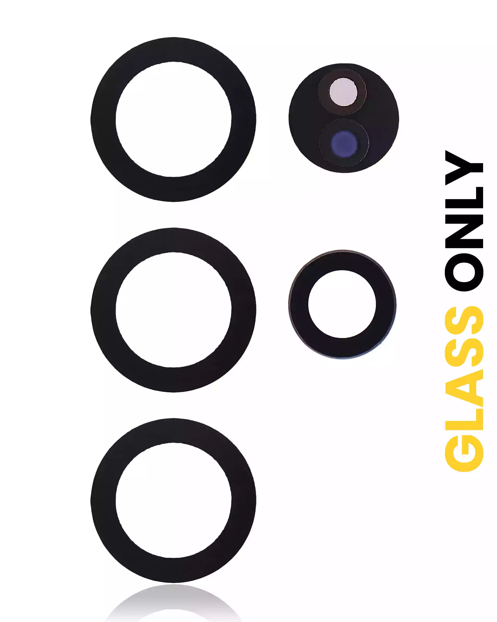 10x Kameraglas hinten mit Kleber für Samsung Galaxy S22 Ultra