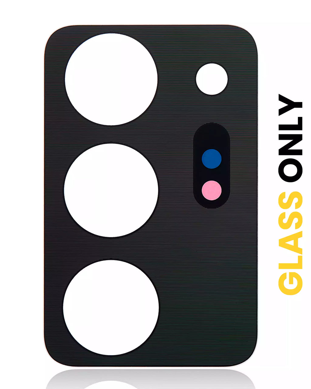 Camera Glass Back (Glass Only) with Adhesive for Samsung Galaxy Note 20 Ultra (Mystic Black) (10-Pack)