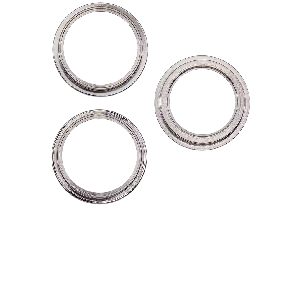 Nur Kamera-Rahmenring hinten für iPhone 12 Pro (Silber) (3er-Set)